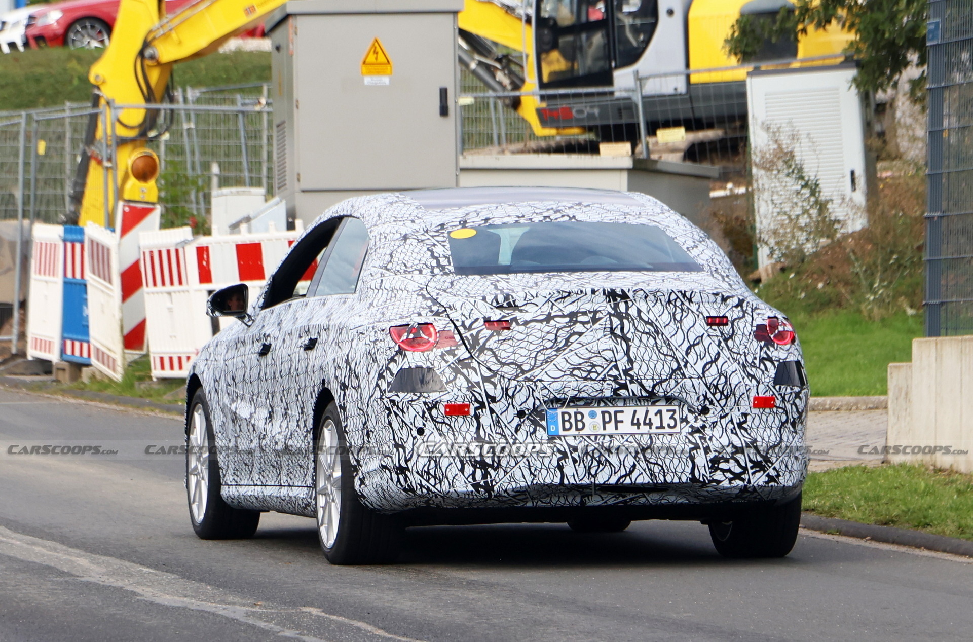 2025 Mercedes CLA EV Spy Shots 27
