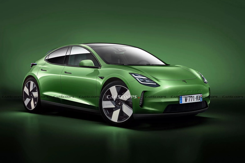 2025 Tesla Model 2 render