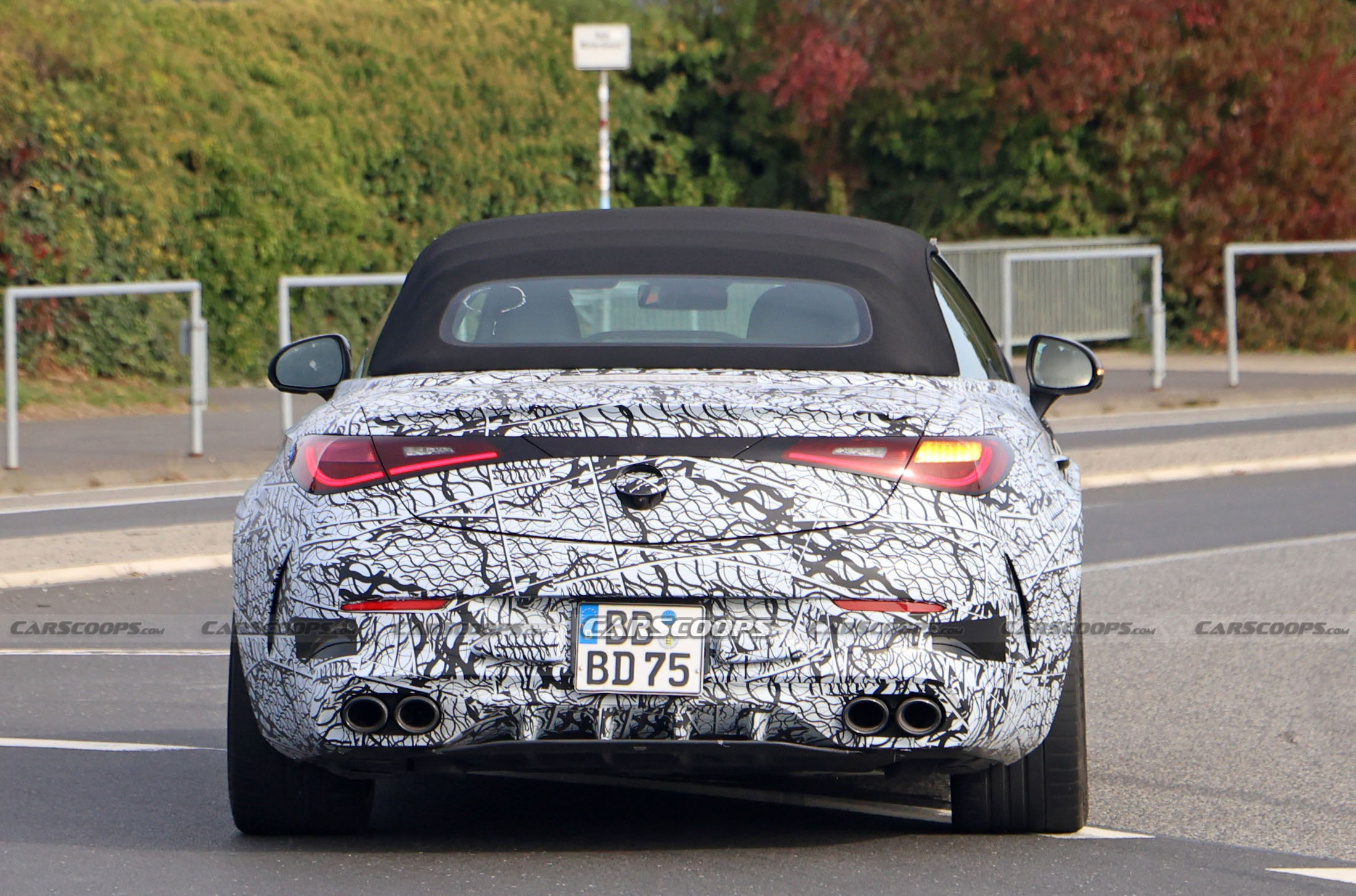 Mercedes-AMG CLE53 convertible spy shots 00014