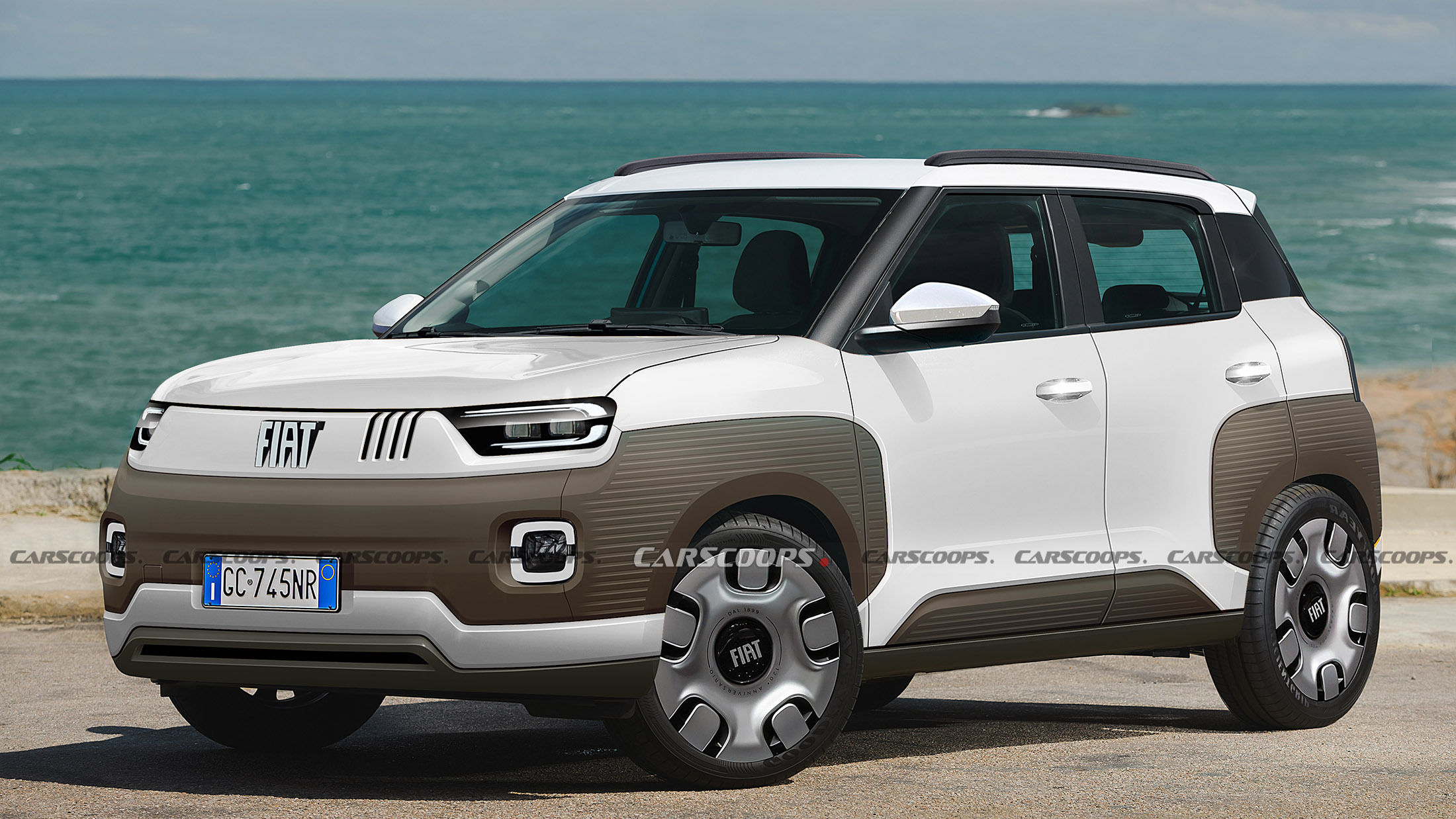 2024 Fiat Panda Render CS (WHITE)