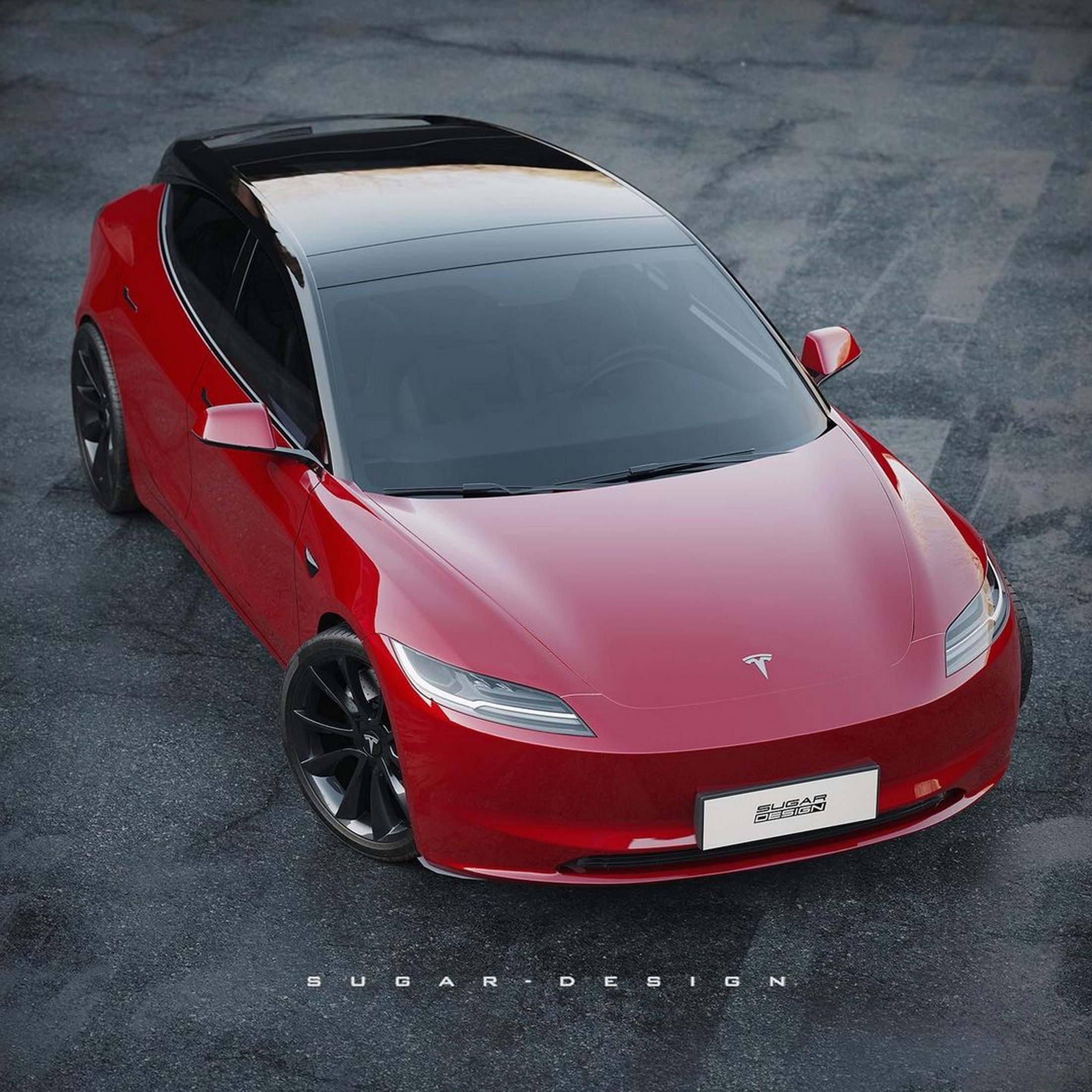 Tesla Model 3 GT Rendering (1)