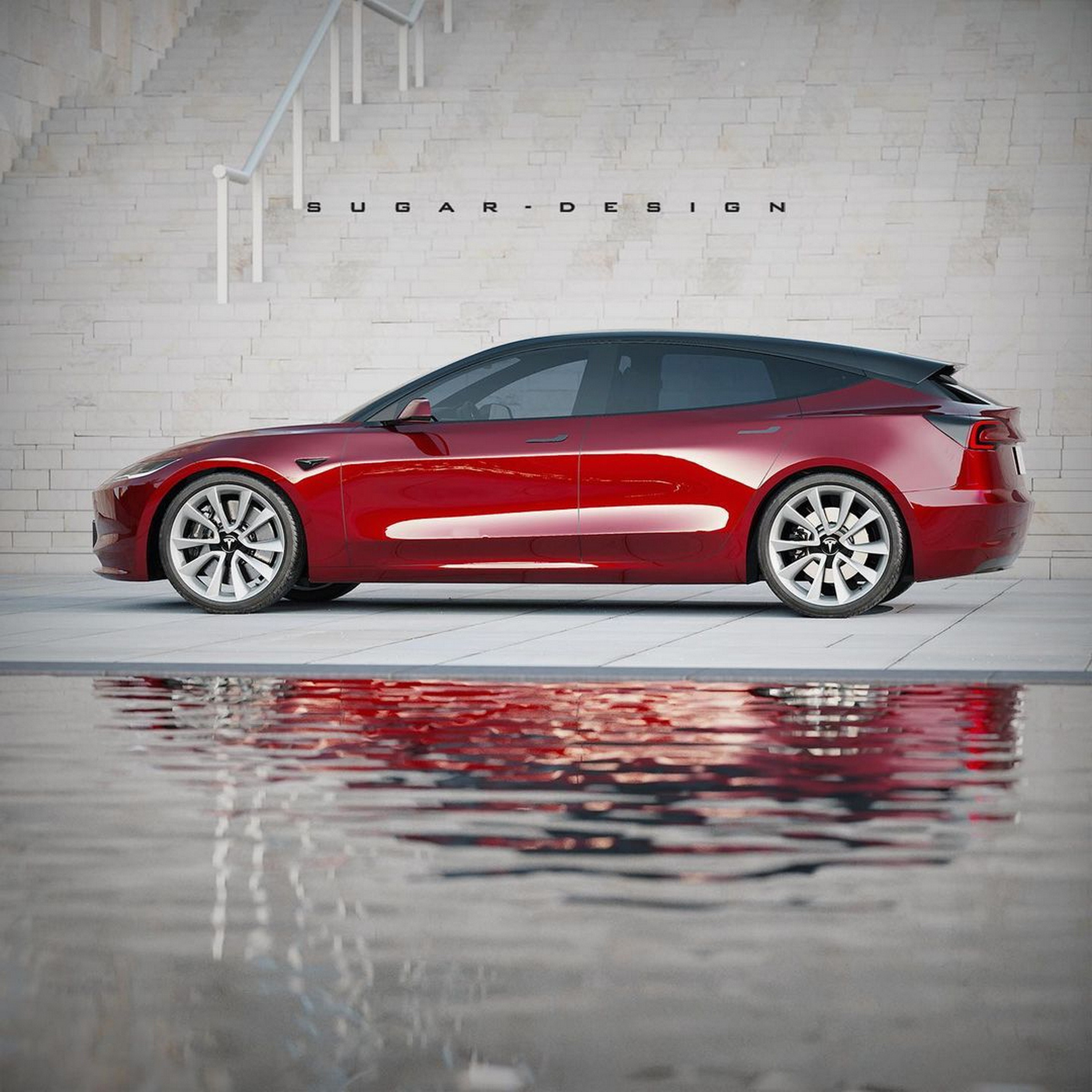 Tesla Model 3 GT Rendering (10)