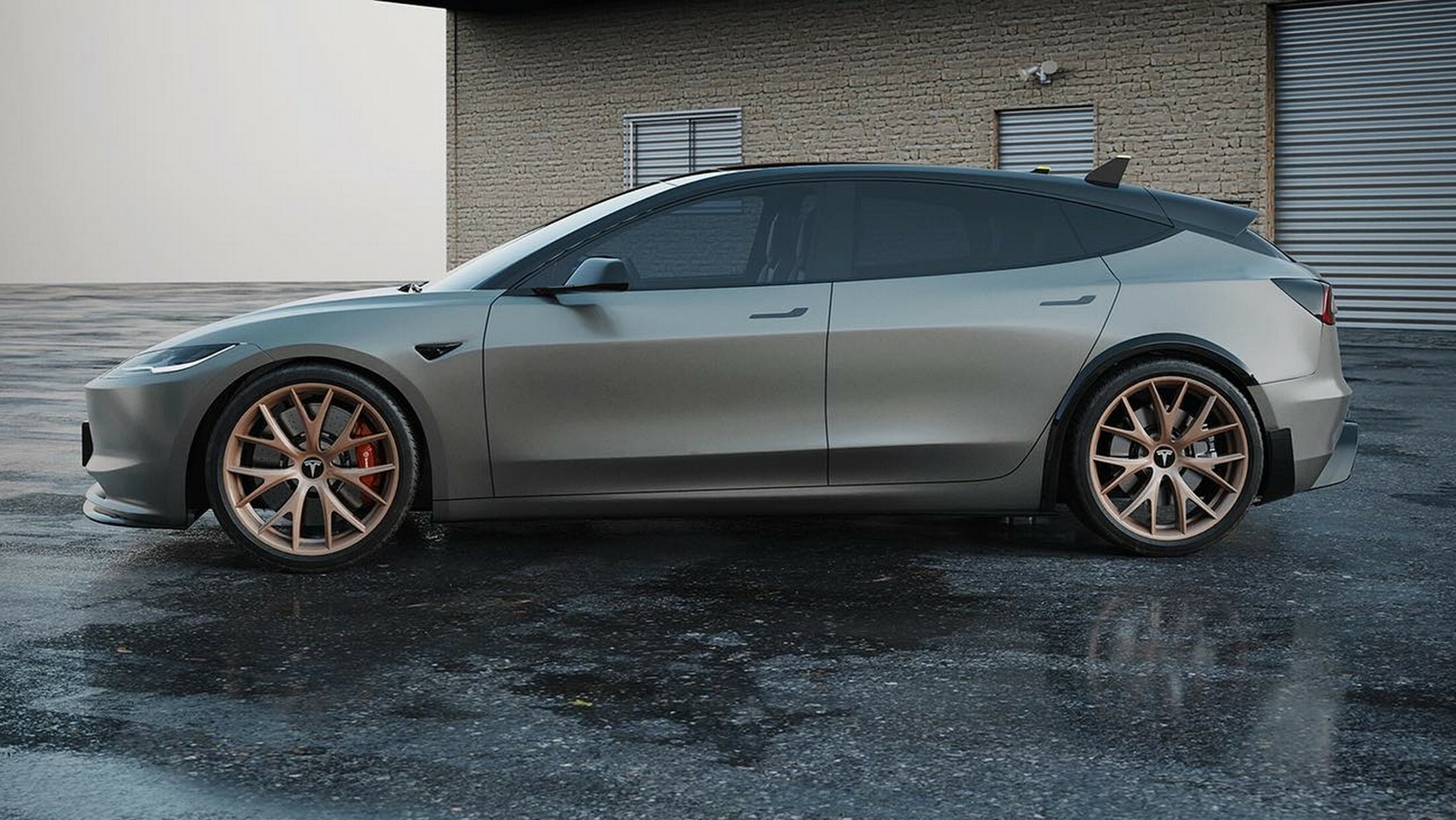 Tesla Model 3 GT Rendering (17)s