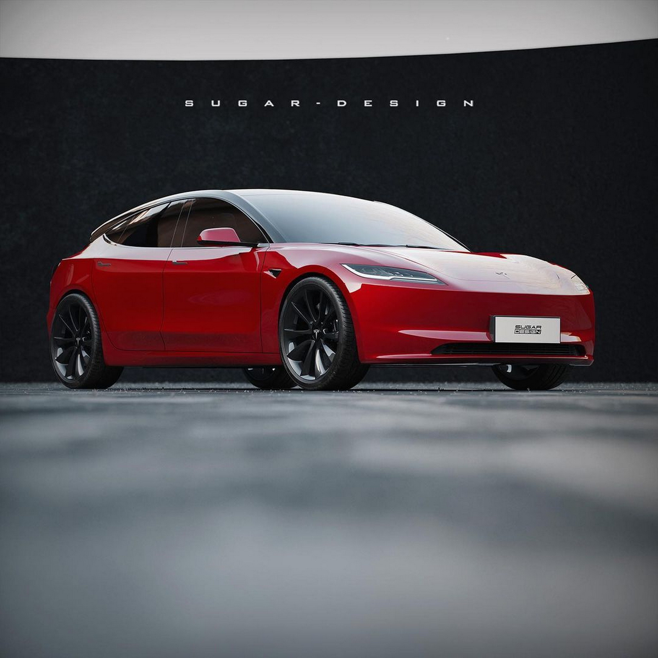 Tesla Model 3 GT Rendering (3)