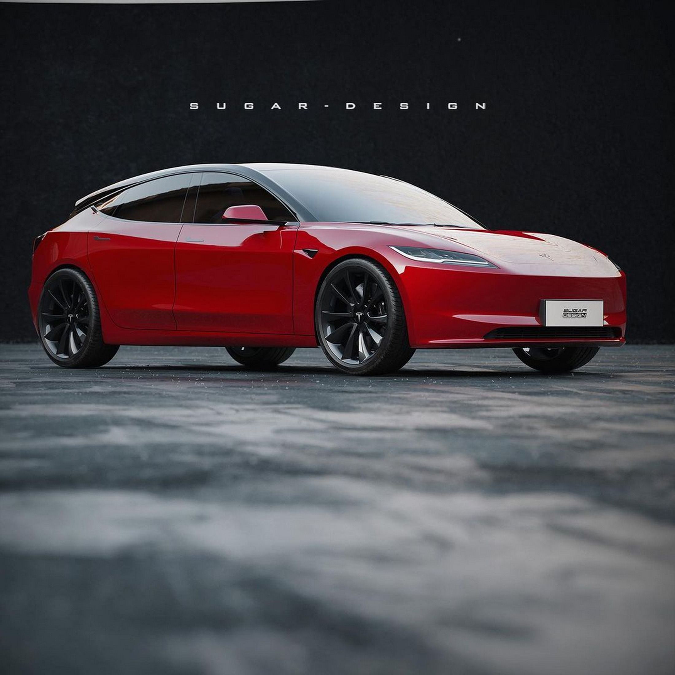 Tesla Model 3 GT Rendering (4)
