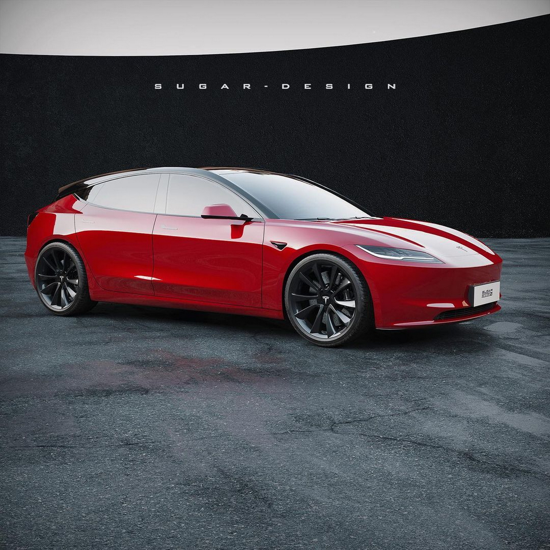 Tesla Model 3 GT Rendering (5)