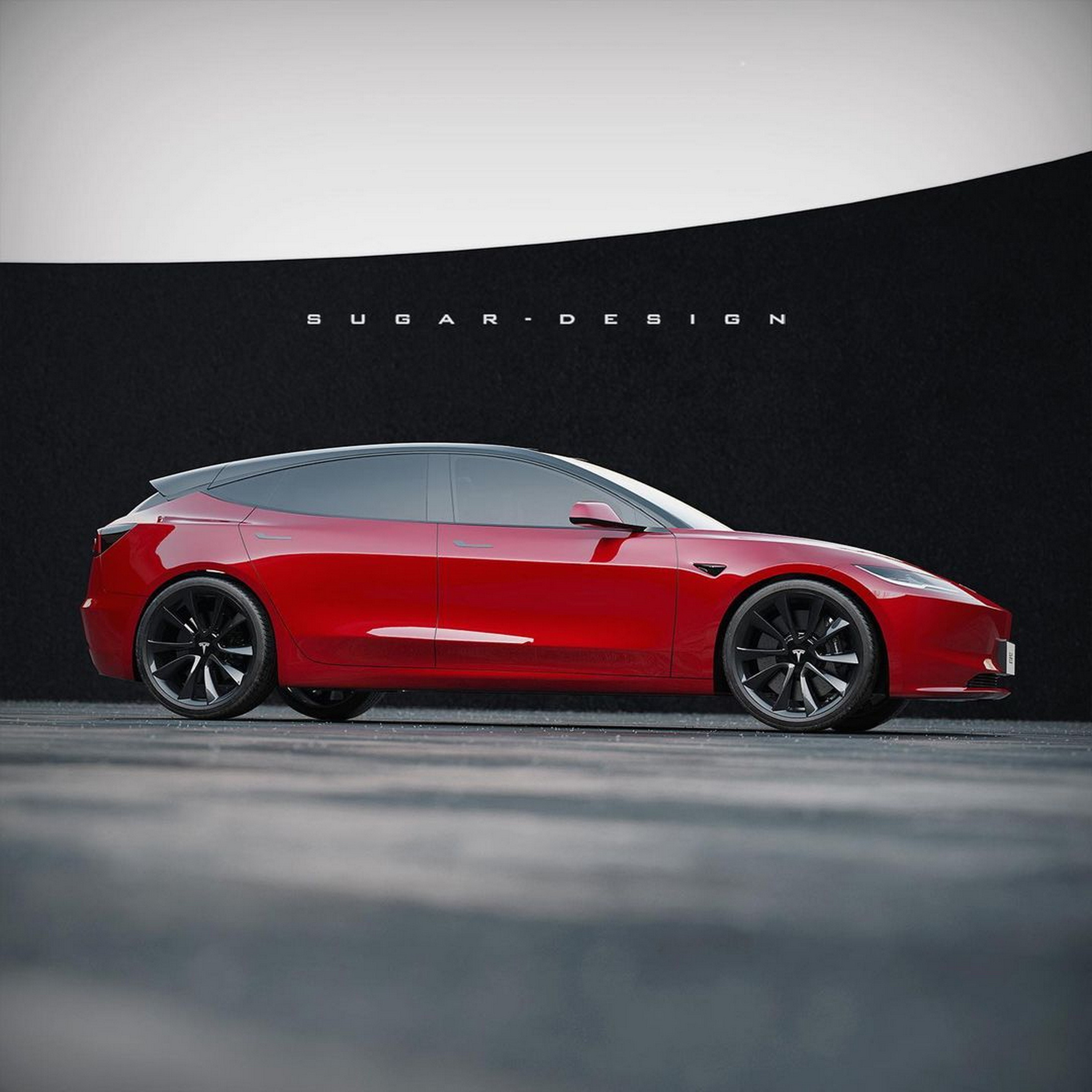 Tesla Model 3 GT Rendering (6)