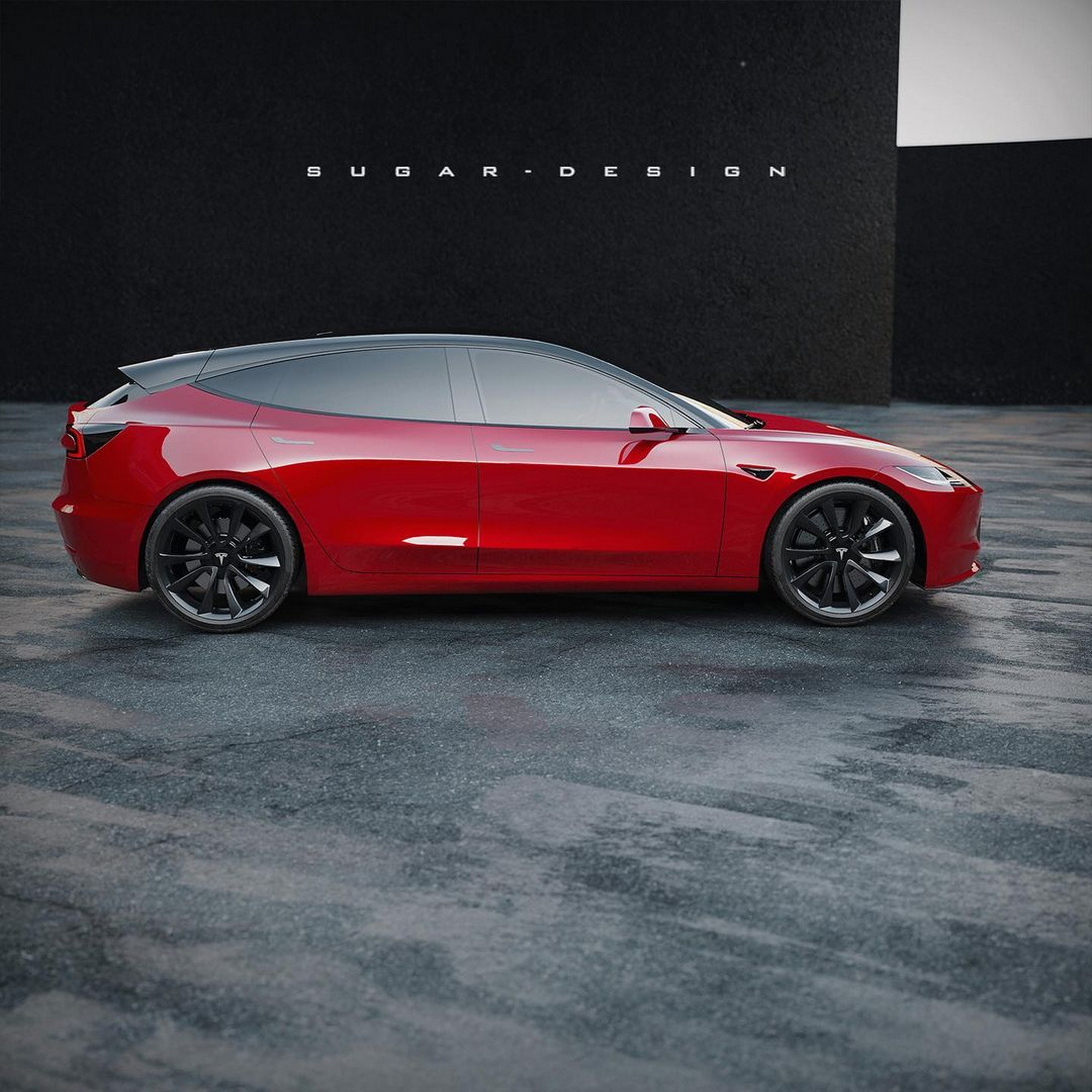 Tesla Model 3 GT Rendering (7)