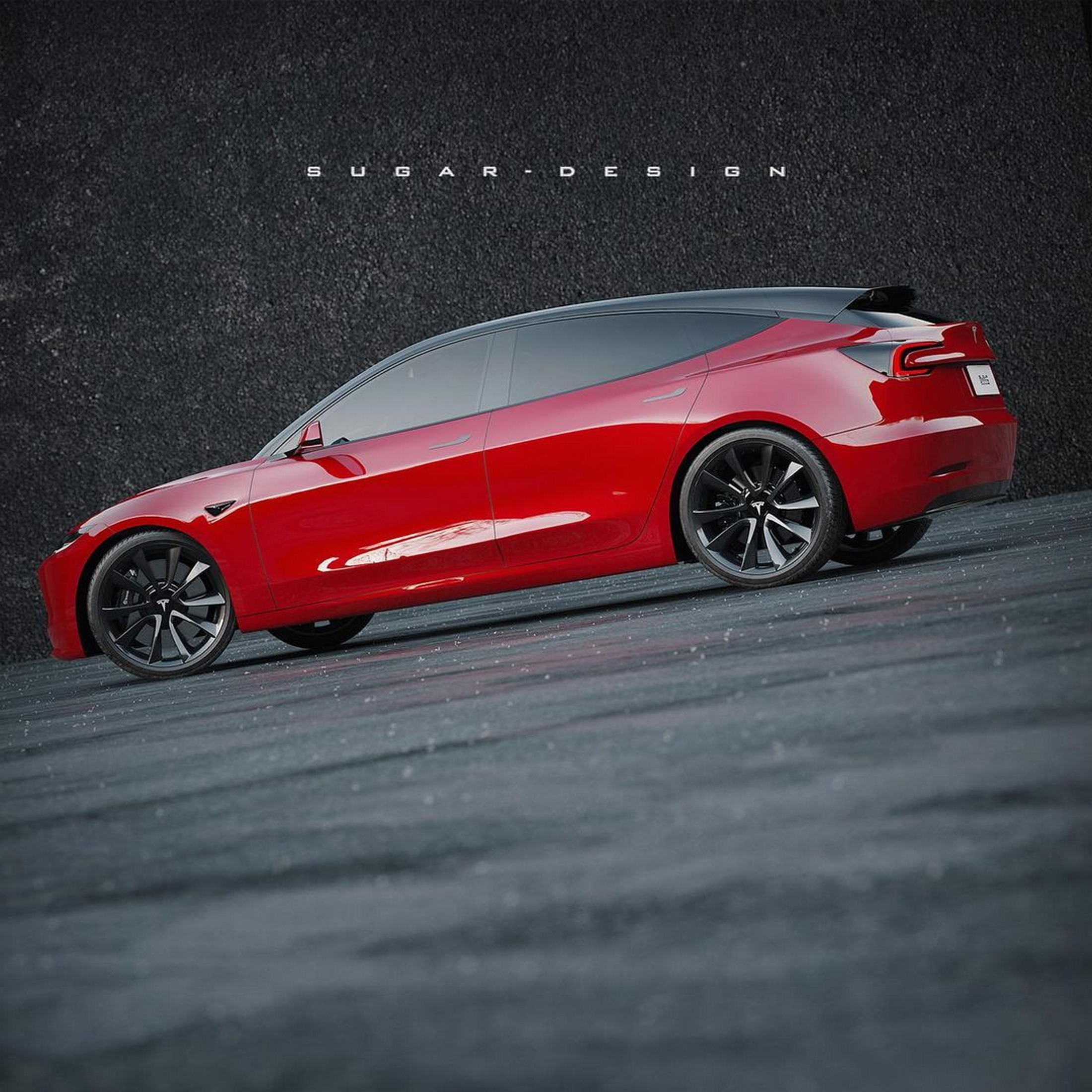 Tesla Model 3 GT Rendering (9)