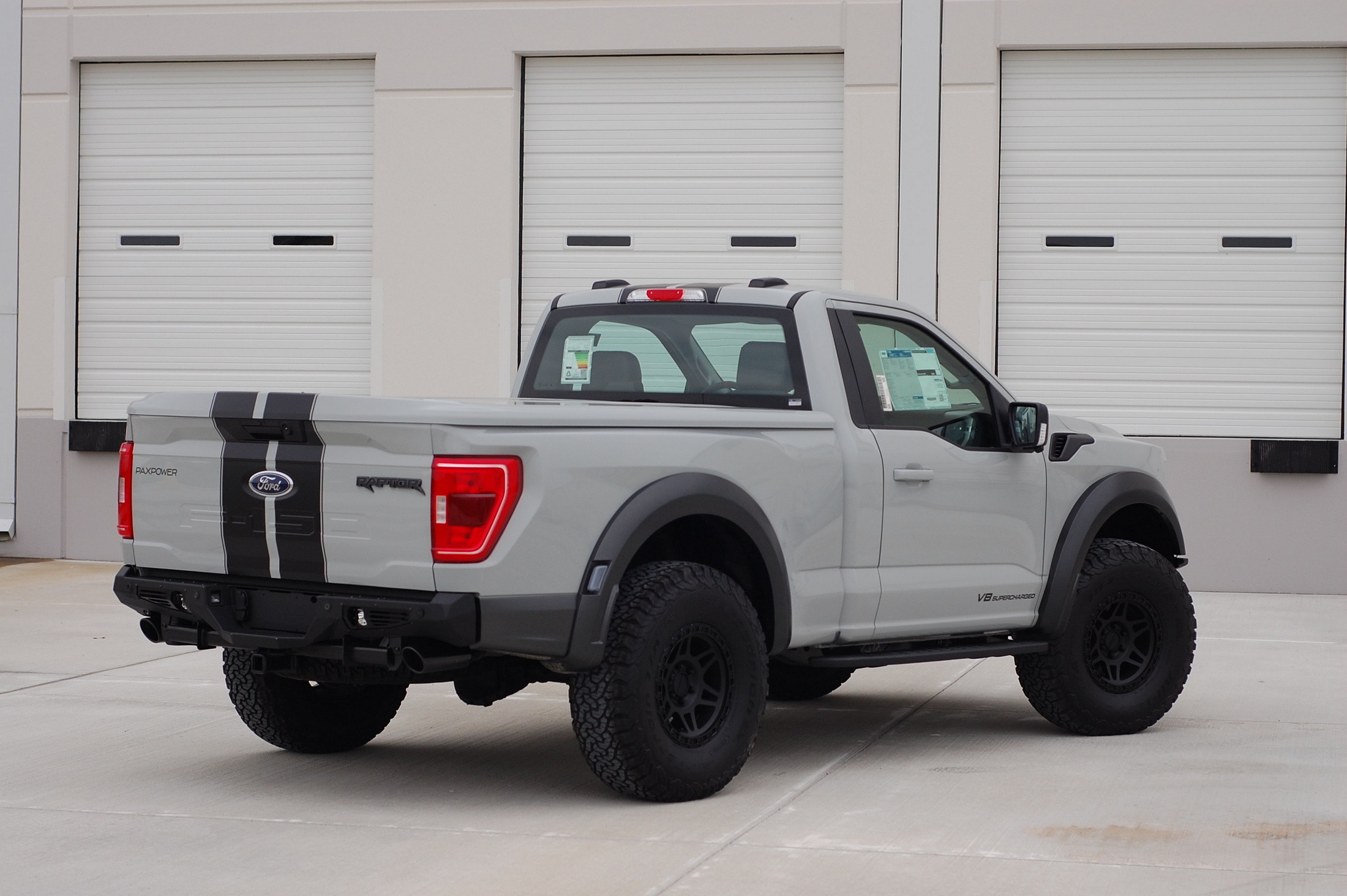 2023 PaxPower F-150 Shortie Raptor Gray 11