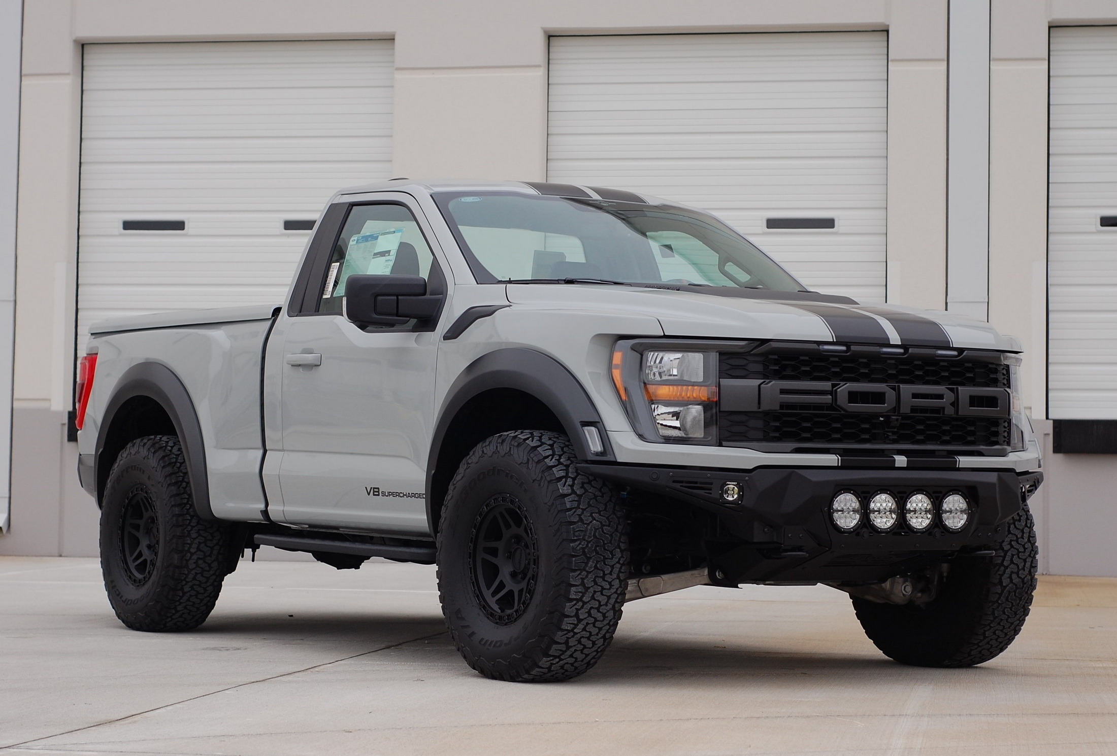 2023 PaxPower F-150 Shortie Raptor Gray 12