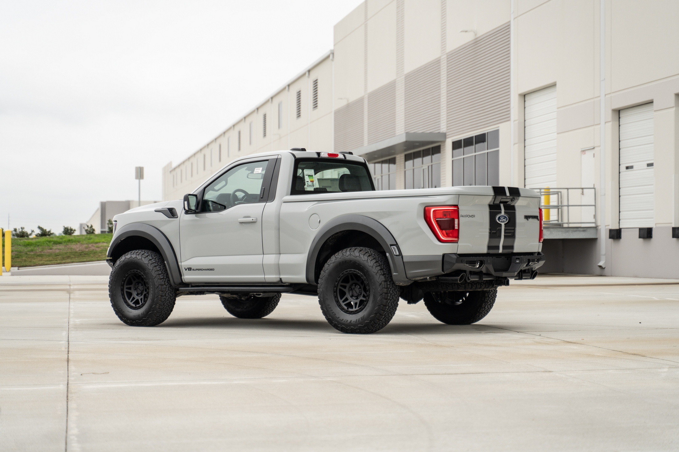 2023 PaxPower F-150 Shortie Raptor Gray 16