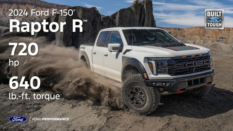 2024 Ford F-150 Raptor R hp