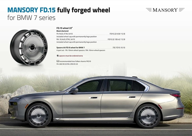 Mansory Forged Wheels For BMW 7-Series