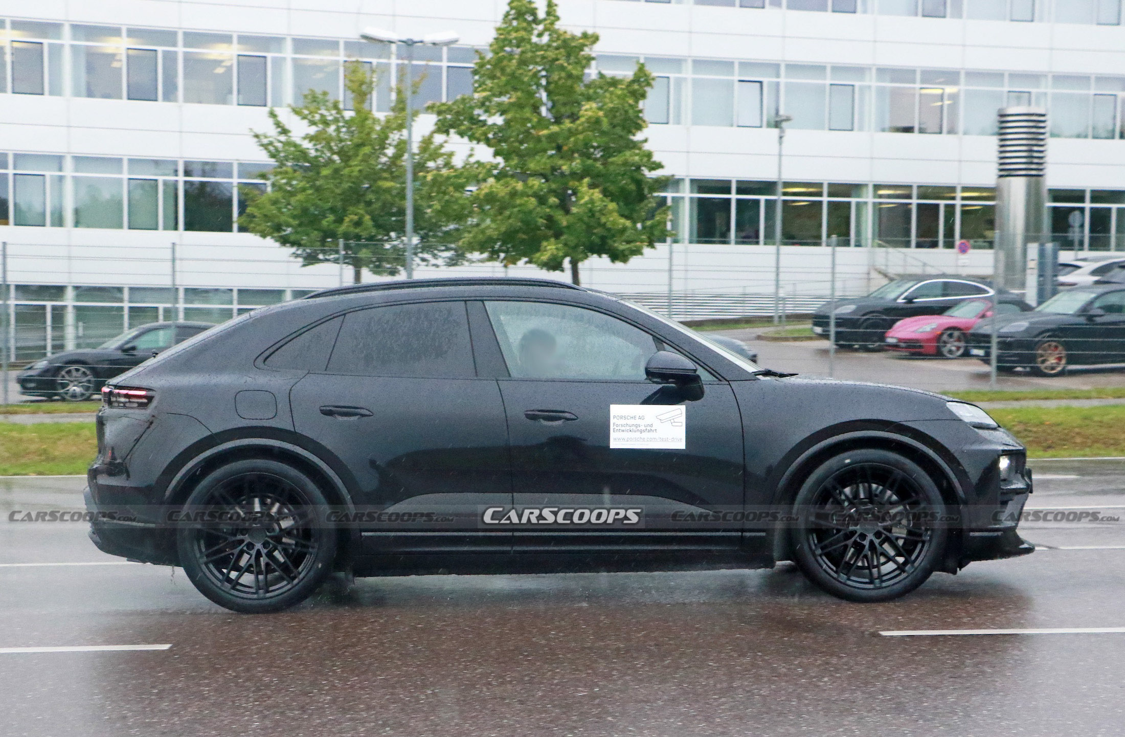 Porsche Macan EV spy shots 00006