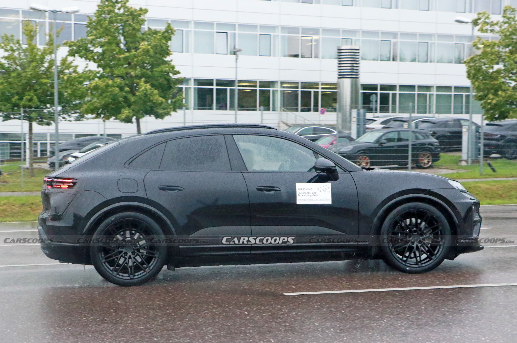 Porsche Macan EV spy shots 00007