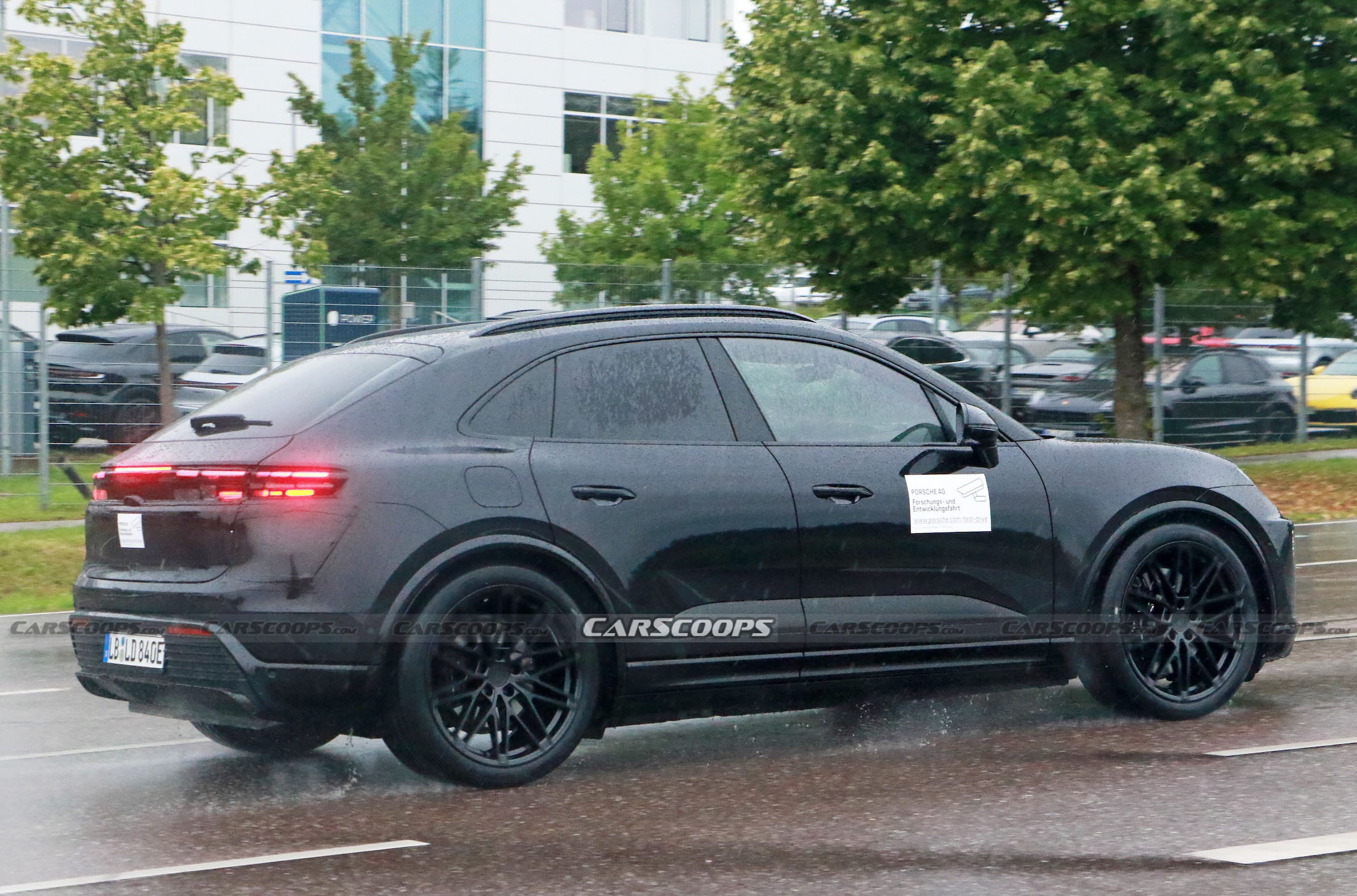 Porsche Macan EV spy shots 00008