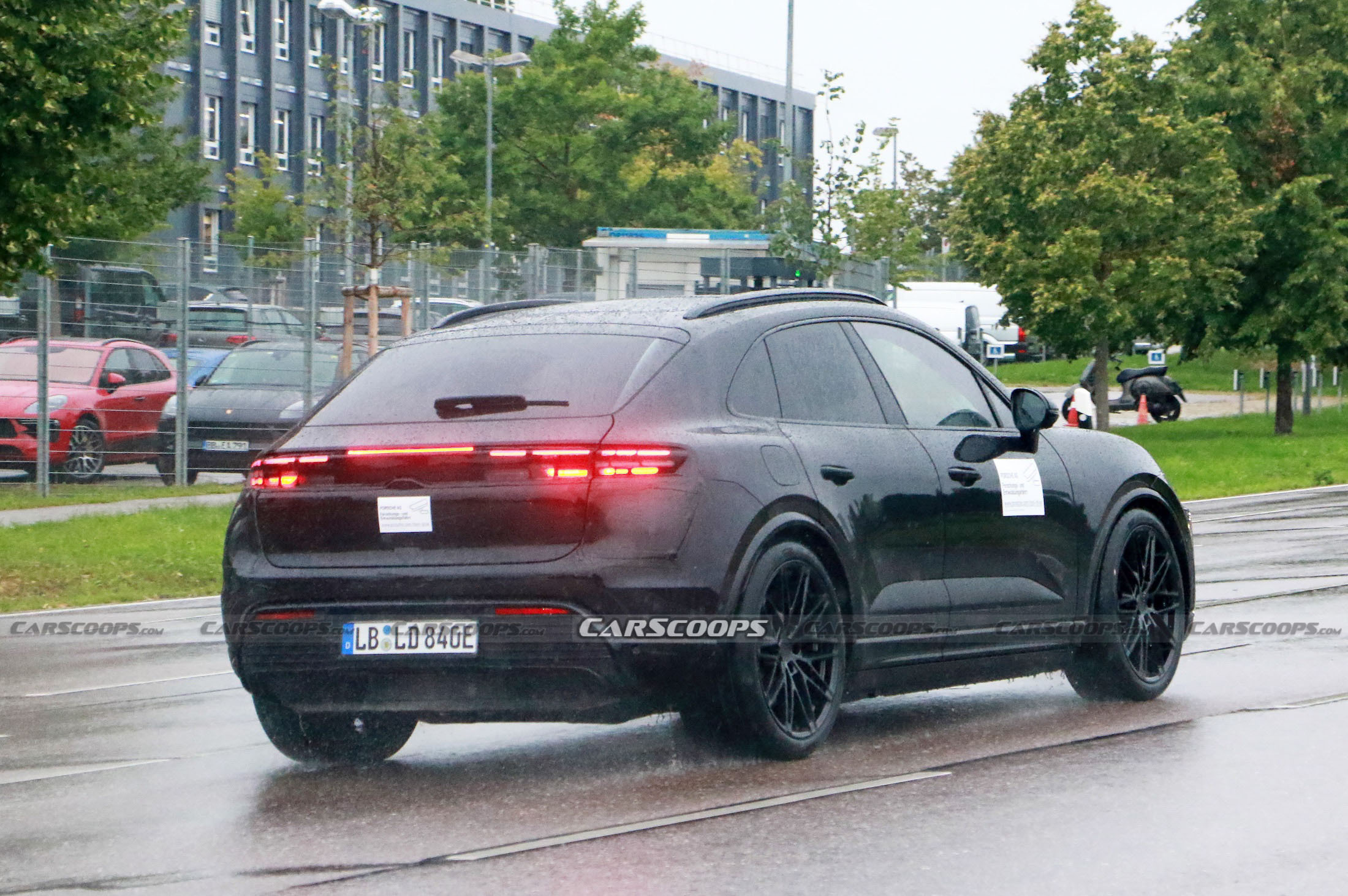 Porsche Macan EV spy shots 00011