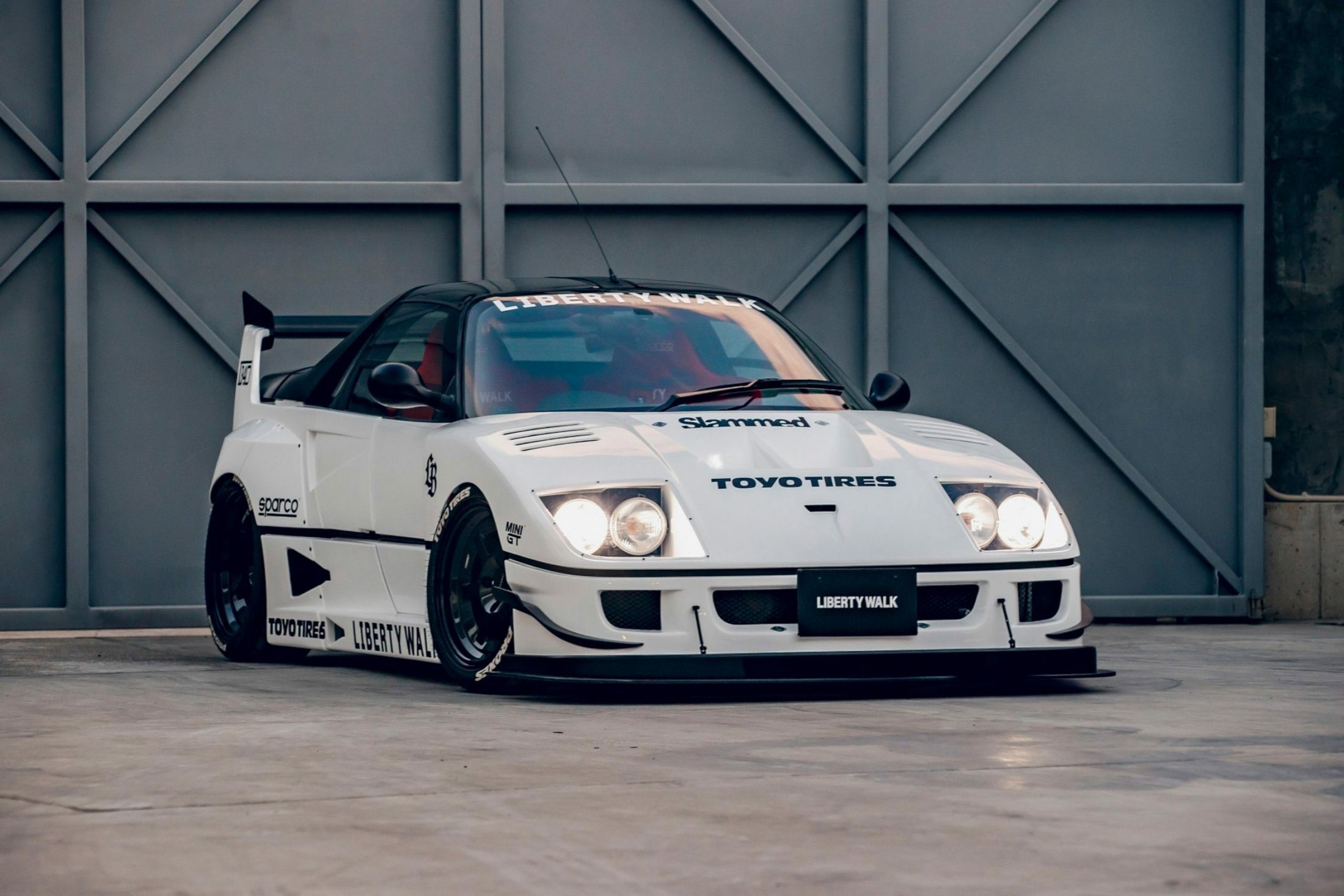 Liberty Walk Turns Autozam AZ-1 Kei Car Into A Cute Ferrari F40