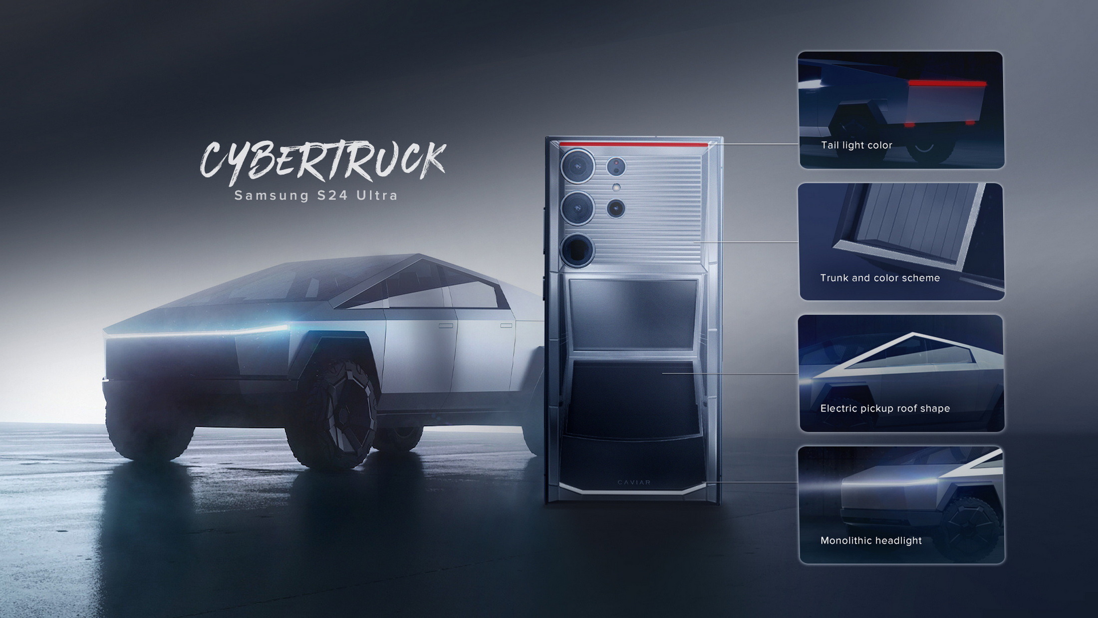 2024 Caviar Samsung S24 Ultra Cybertruck 7