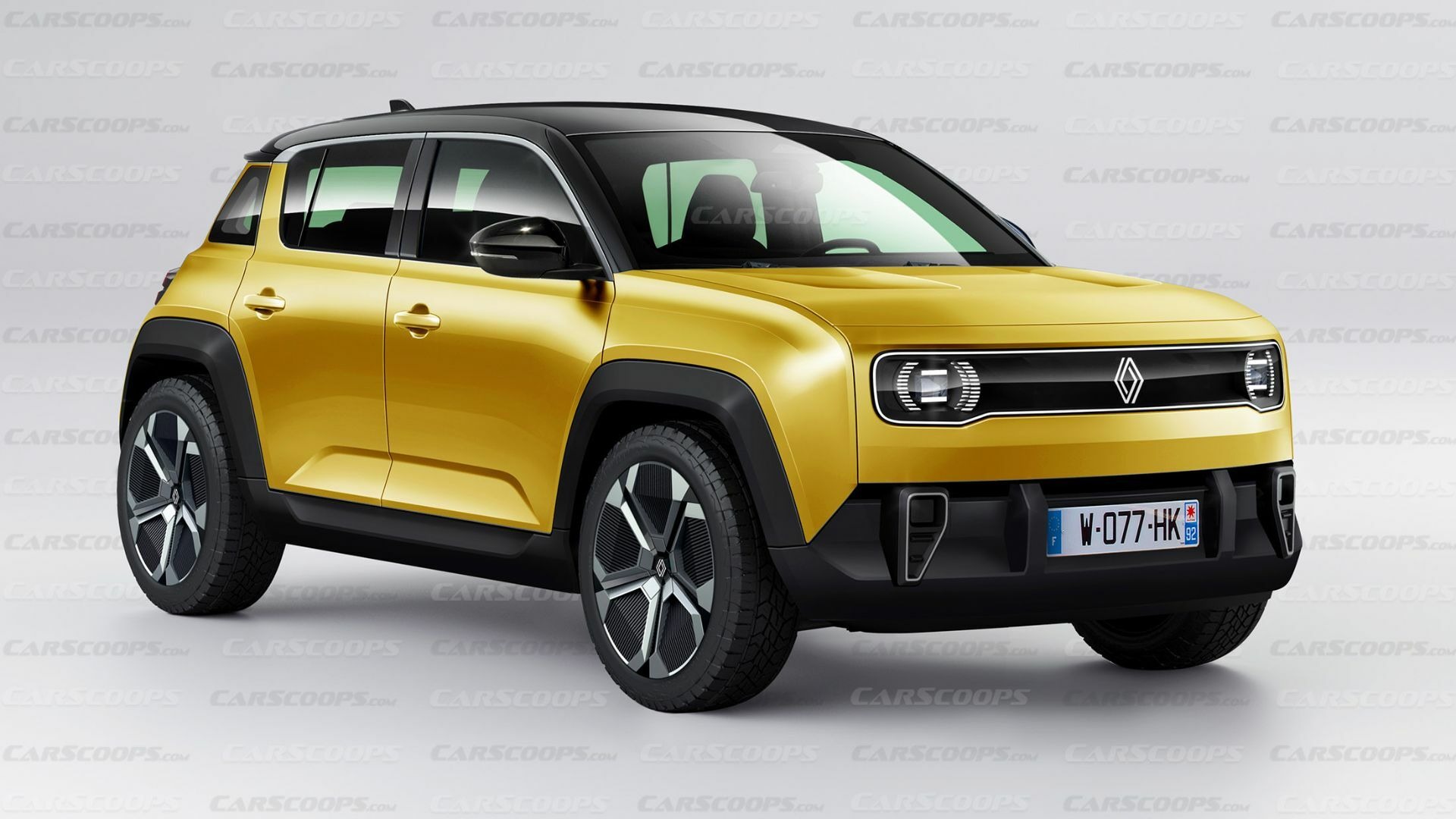 Renault_4L_Yellow_Front