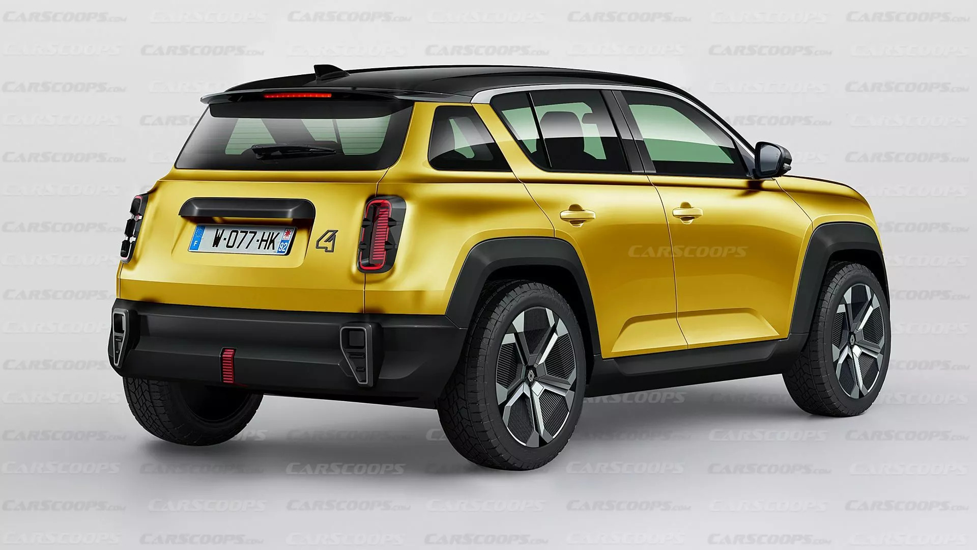 Renault_4L_Yellow_Rear