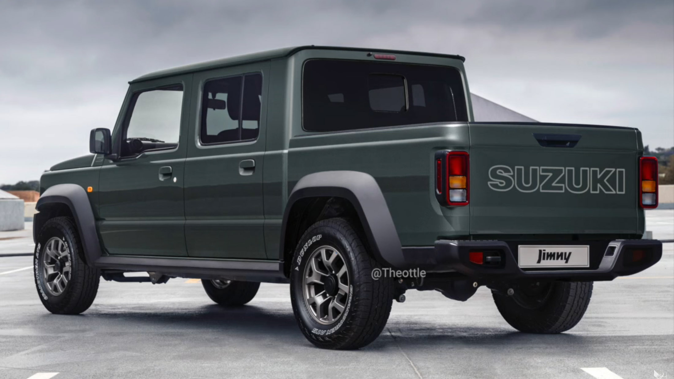 Suzuki Jimny Dual-Cab Pickup Render (2)b
