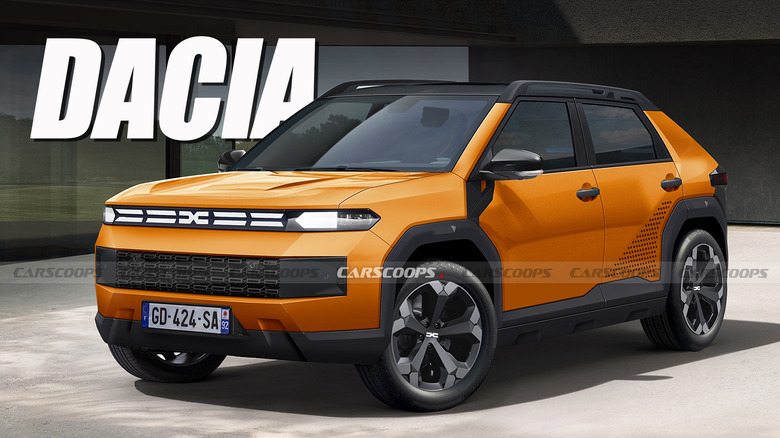 Dacia Climber_orange-Carscoops-main
