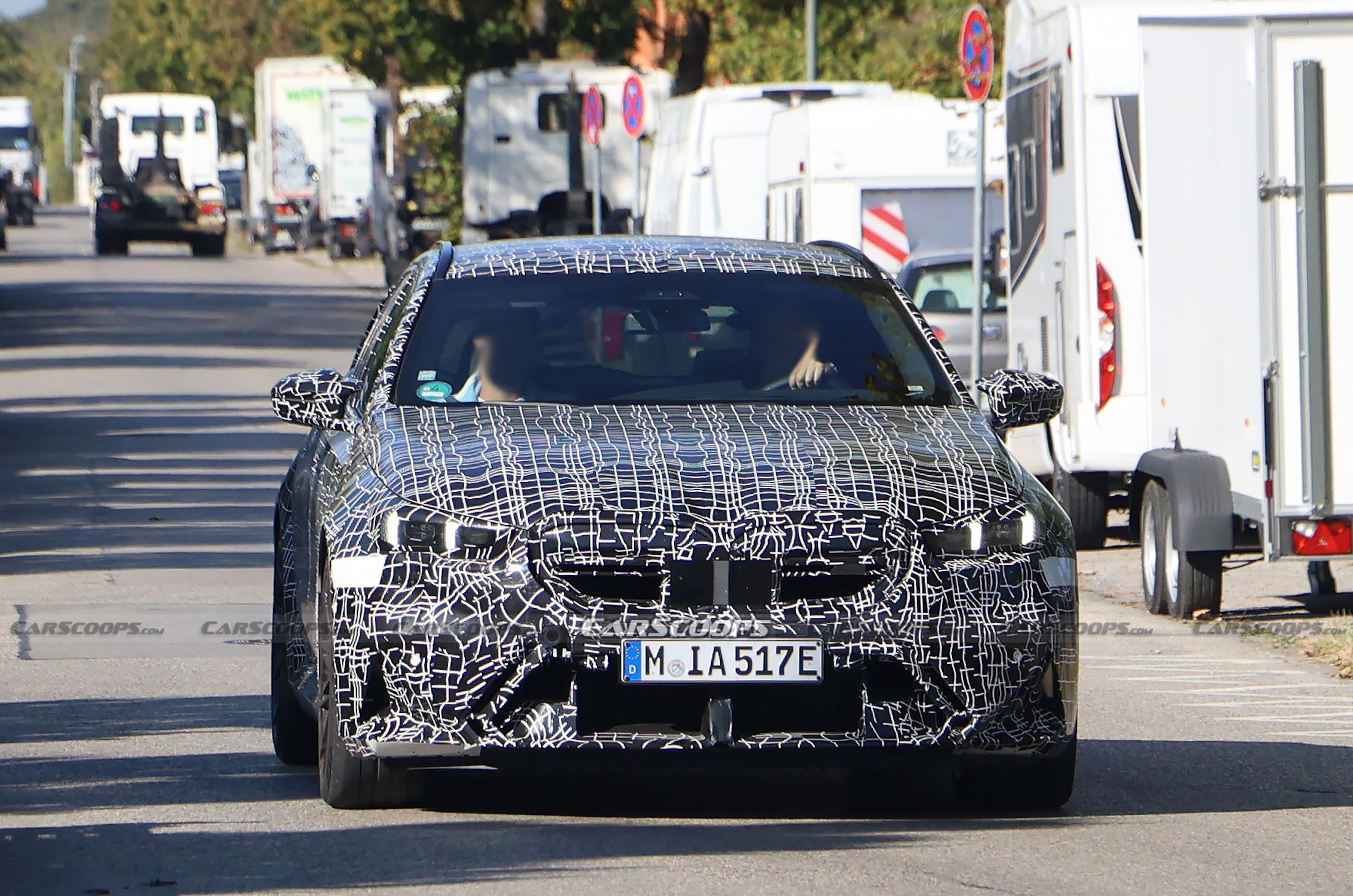 BMW M5 Touring spy shots 00001