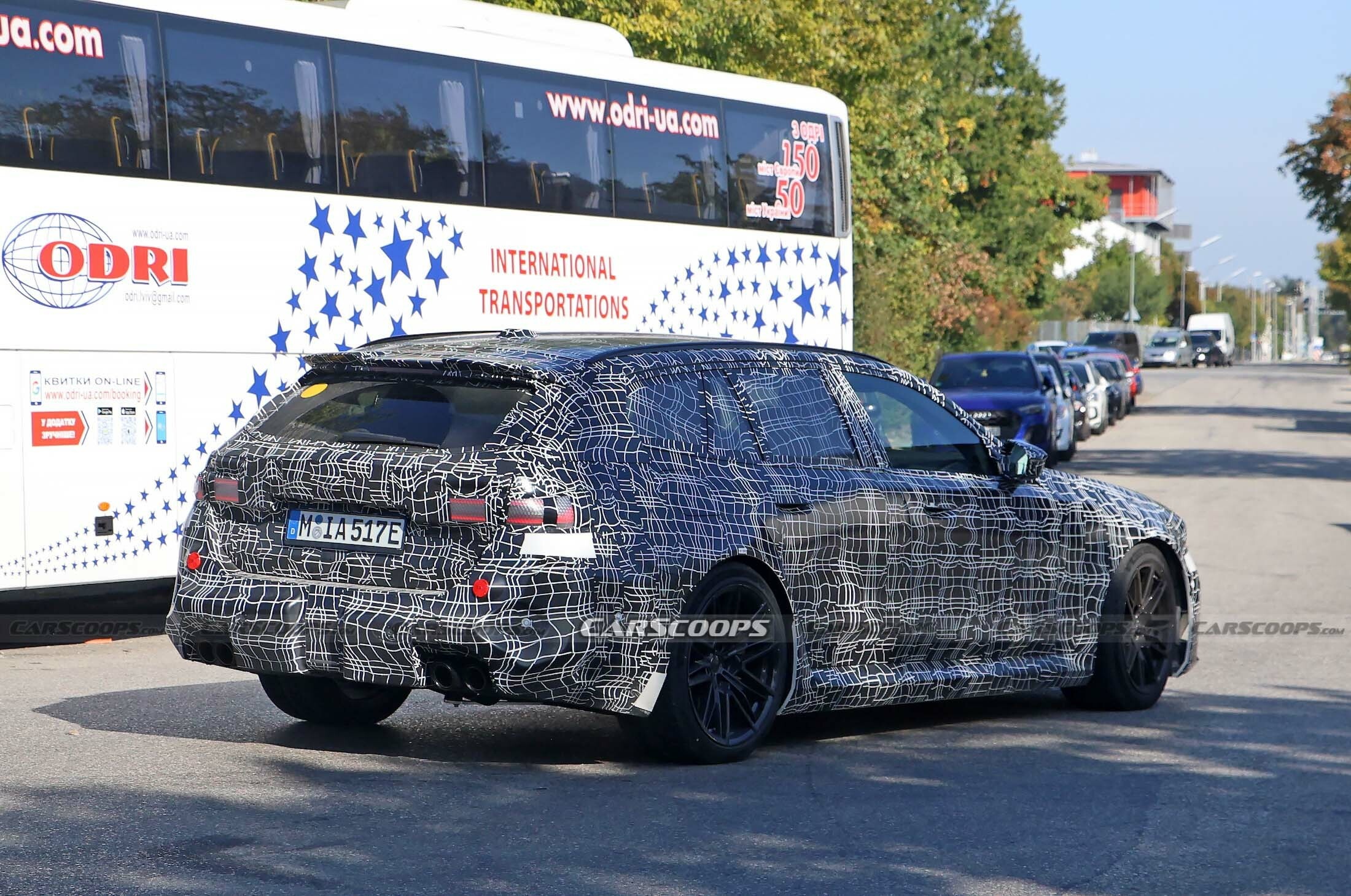 BMW M5 Touring spy shots 00011