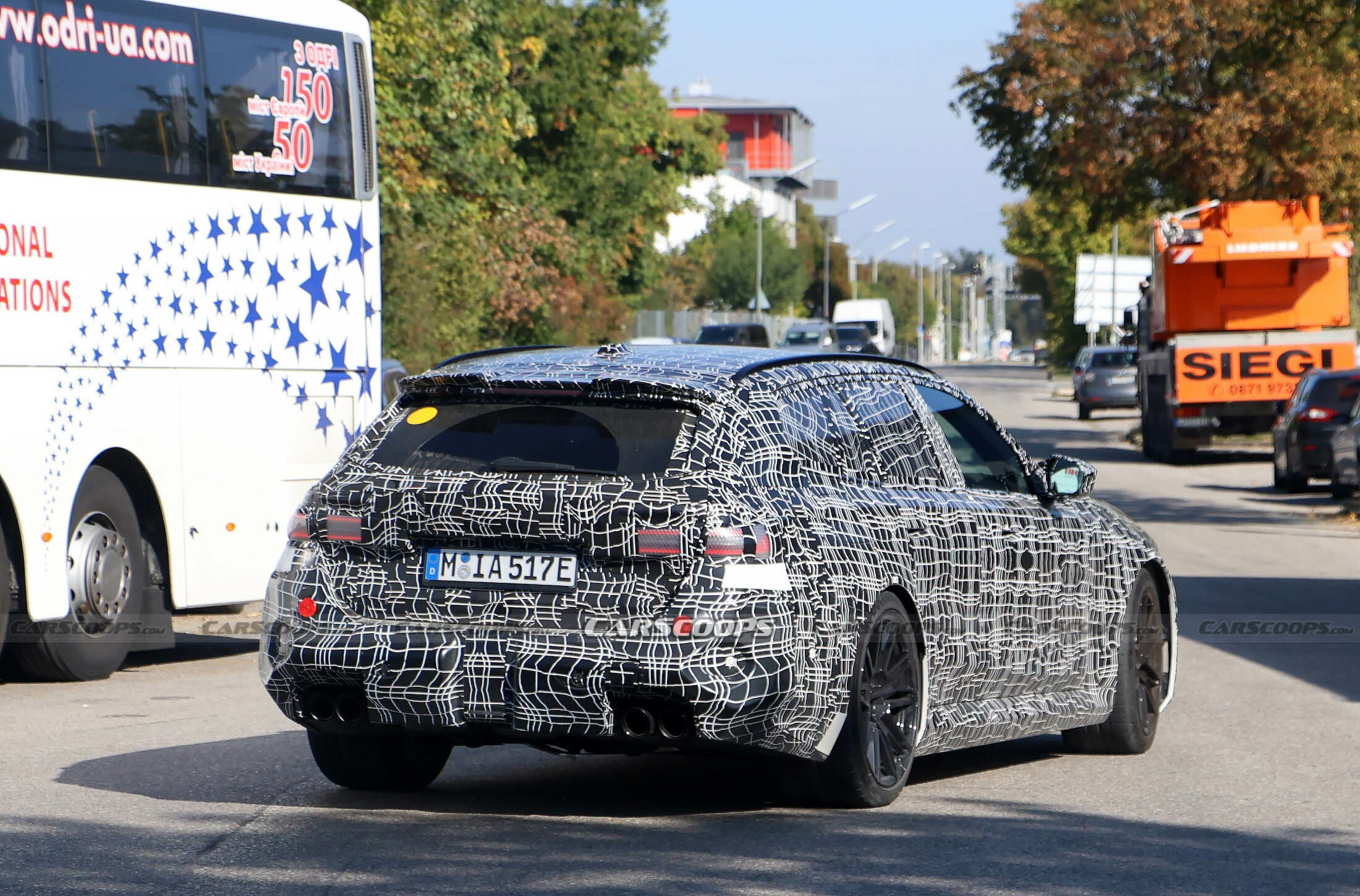 BMW M5 Touring spy shots 00012