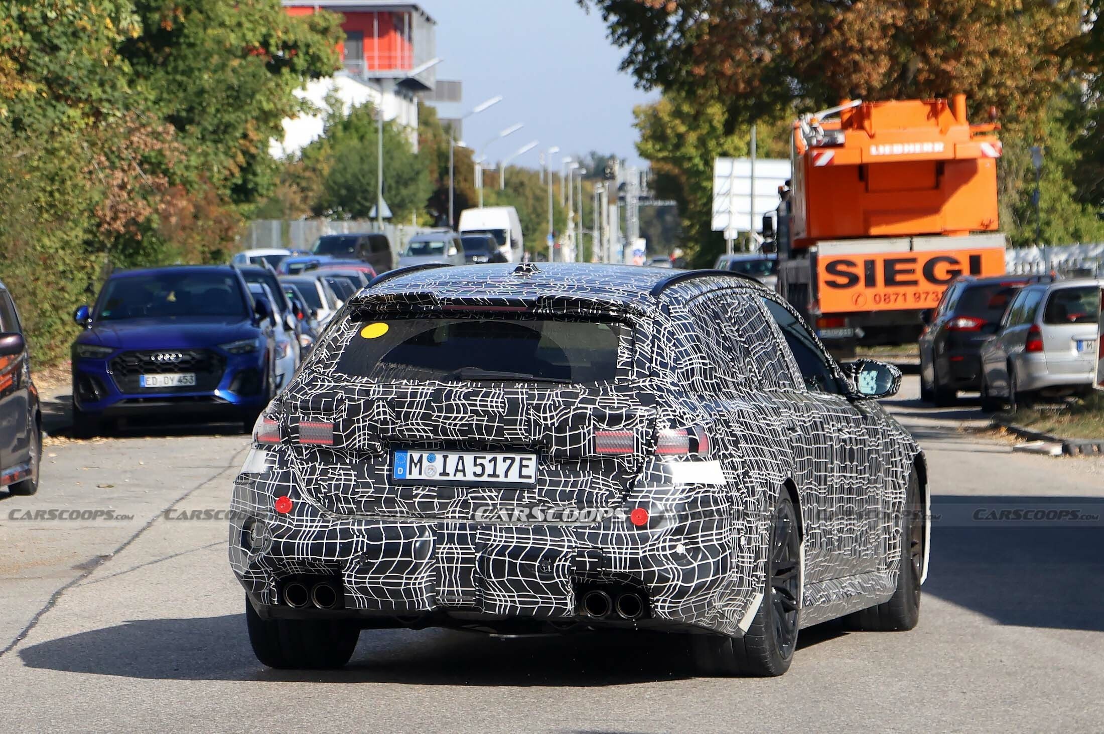 BMW M5 Touring spy shots 00013