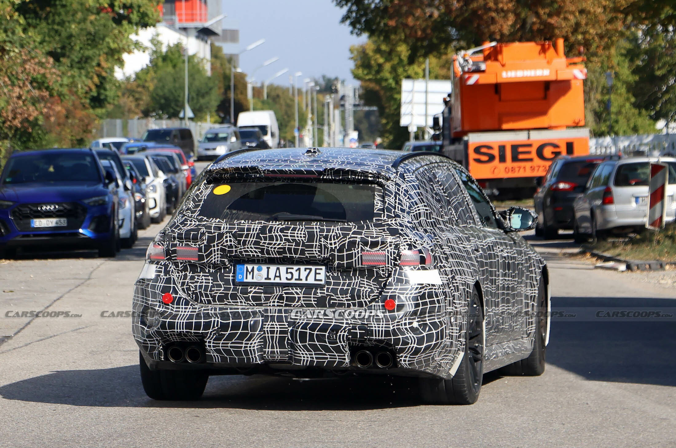 BMW M5 Touring spy shots 00014