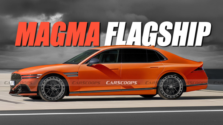 Genesis G90 Magma Render - CarScoops (main)