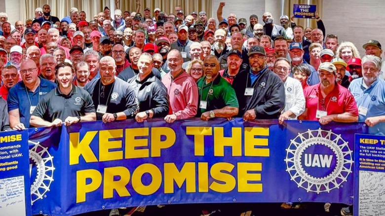 UAW-Stellantis-Protest