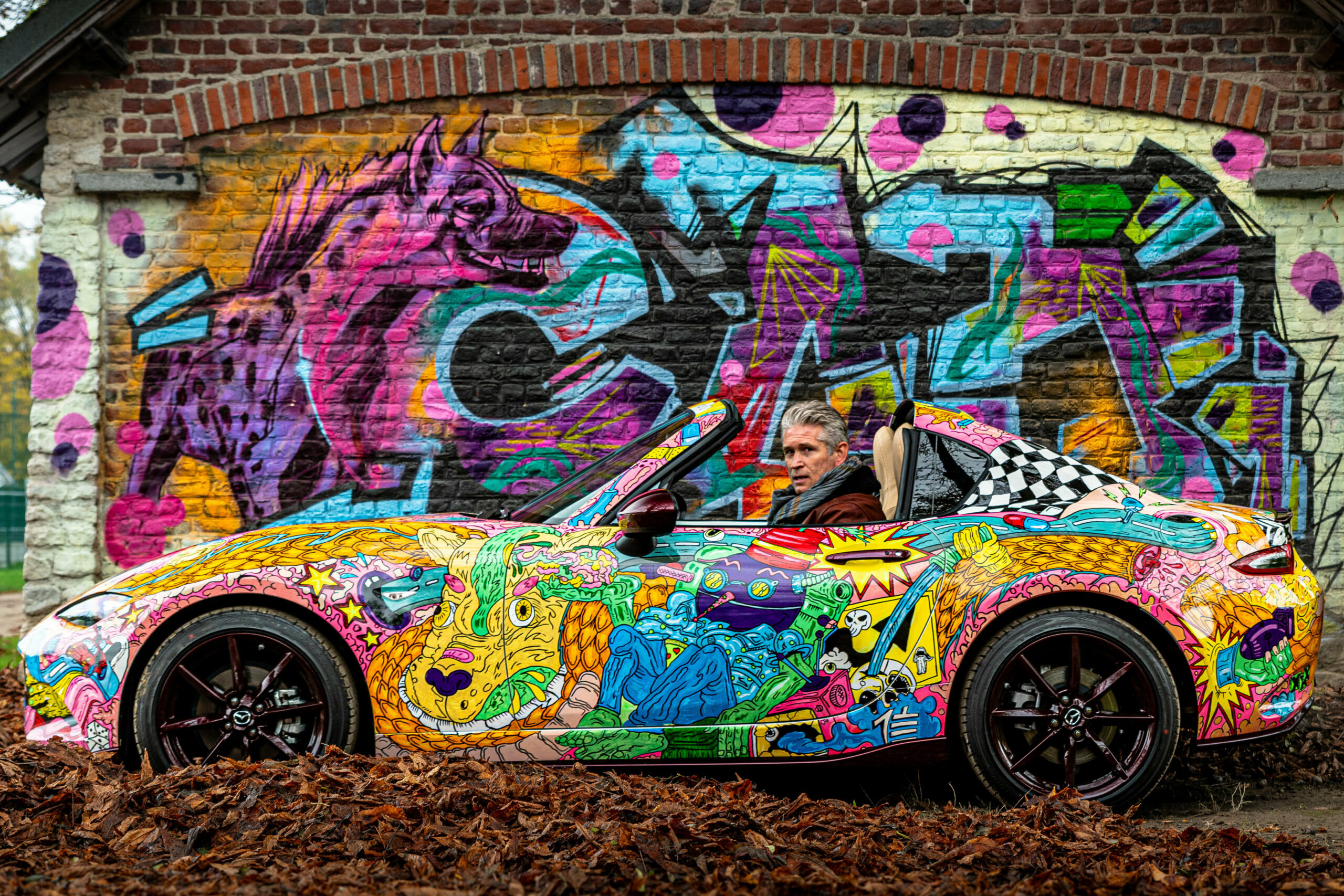 Mazda Dealer Creates A $75K MX-5 That Glows In The Dark With A