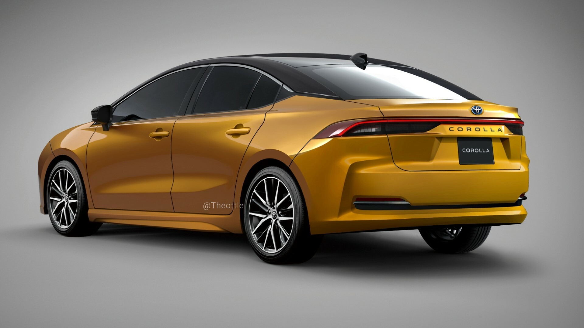Next-Gen Toyota Corolla Render (rear)