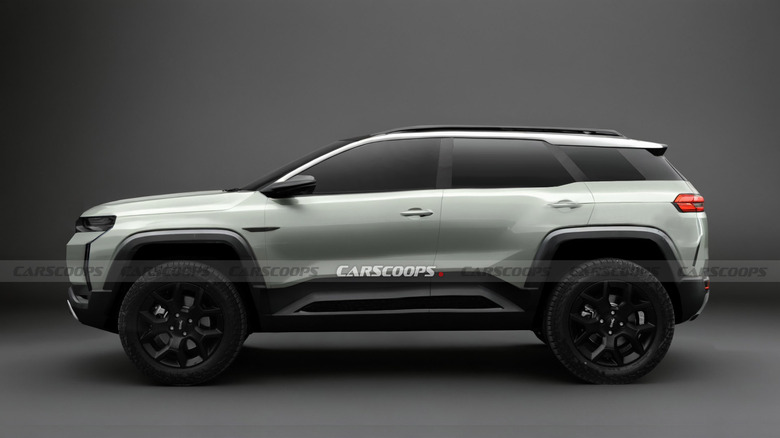 New Jeep Compass Teaser - Rendering - New - CarScoops