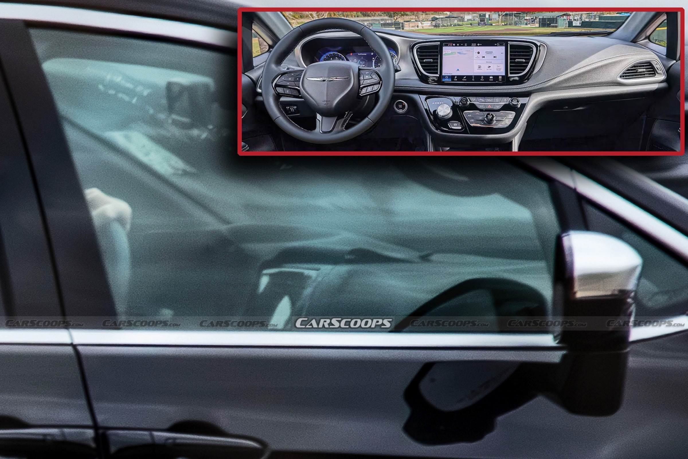 Chrysler Pacifica spy shots 00013