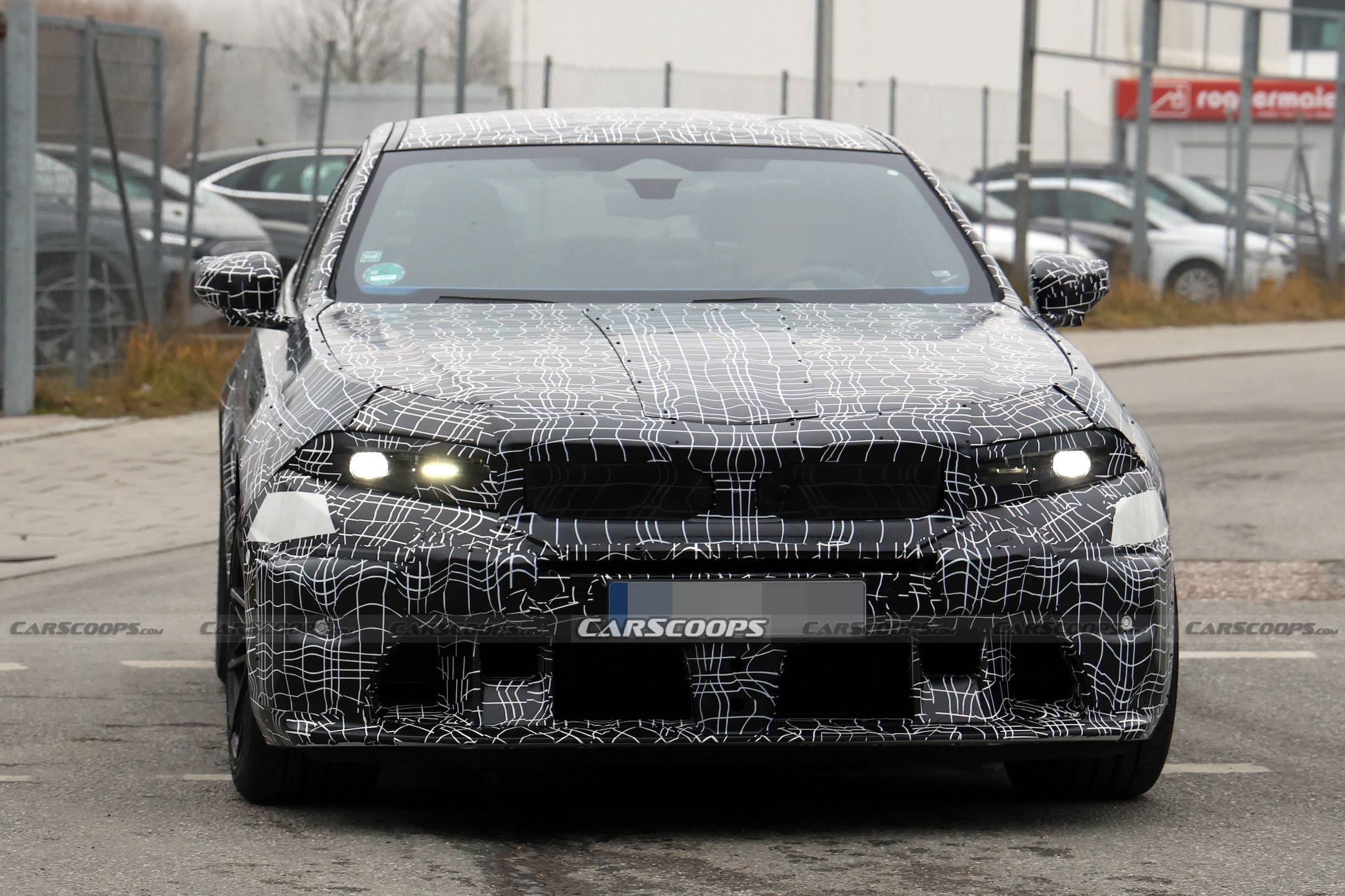 BMW M5 spy shots 00002