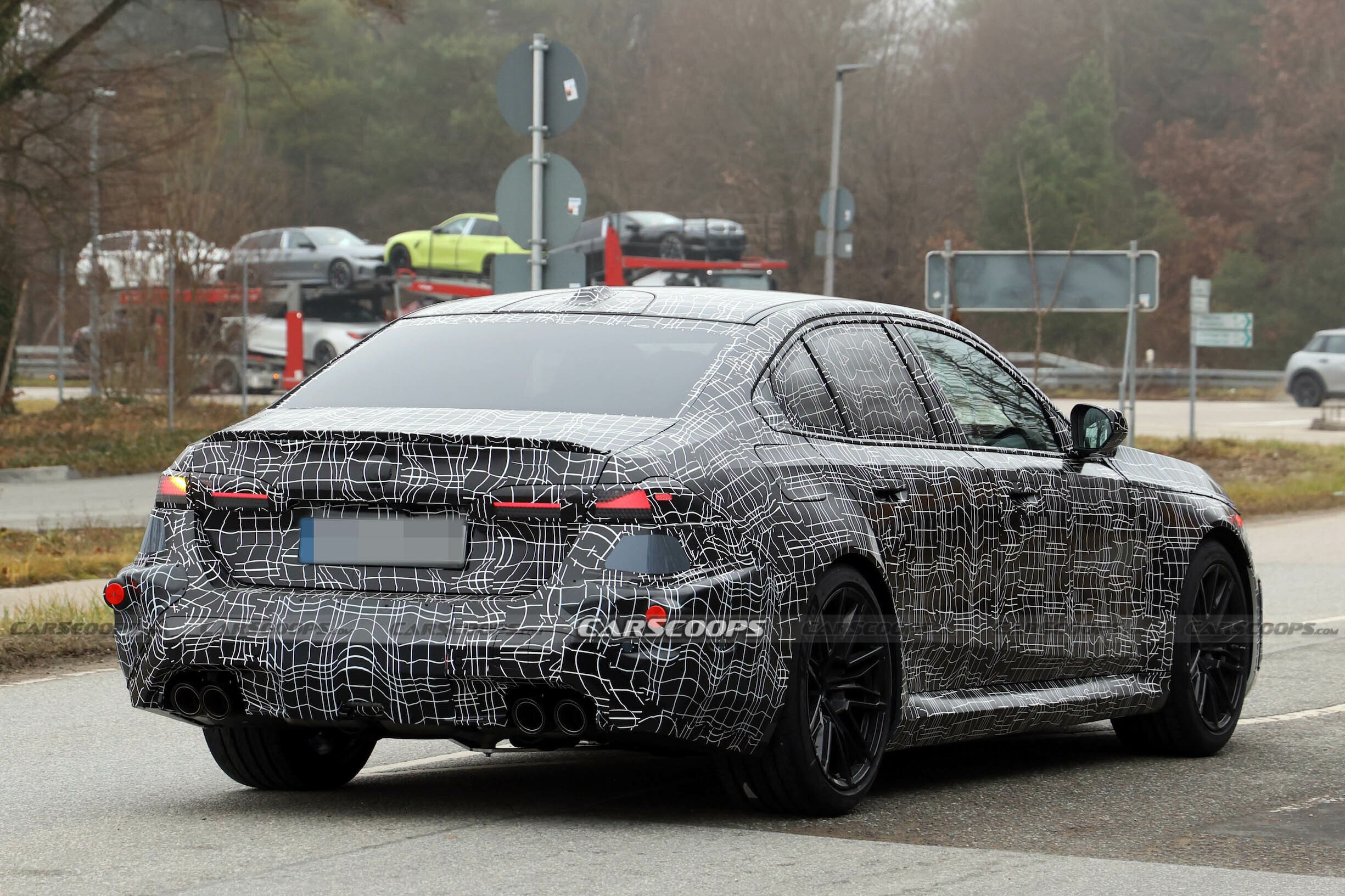 BMW M5 spy shots 00019