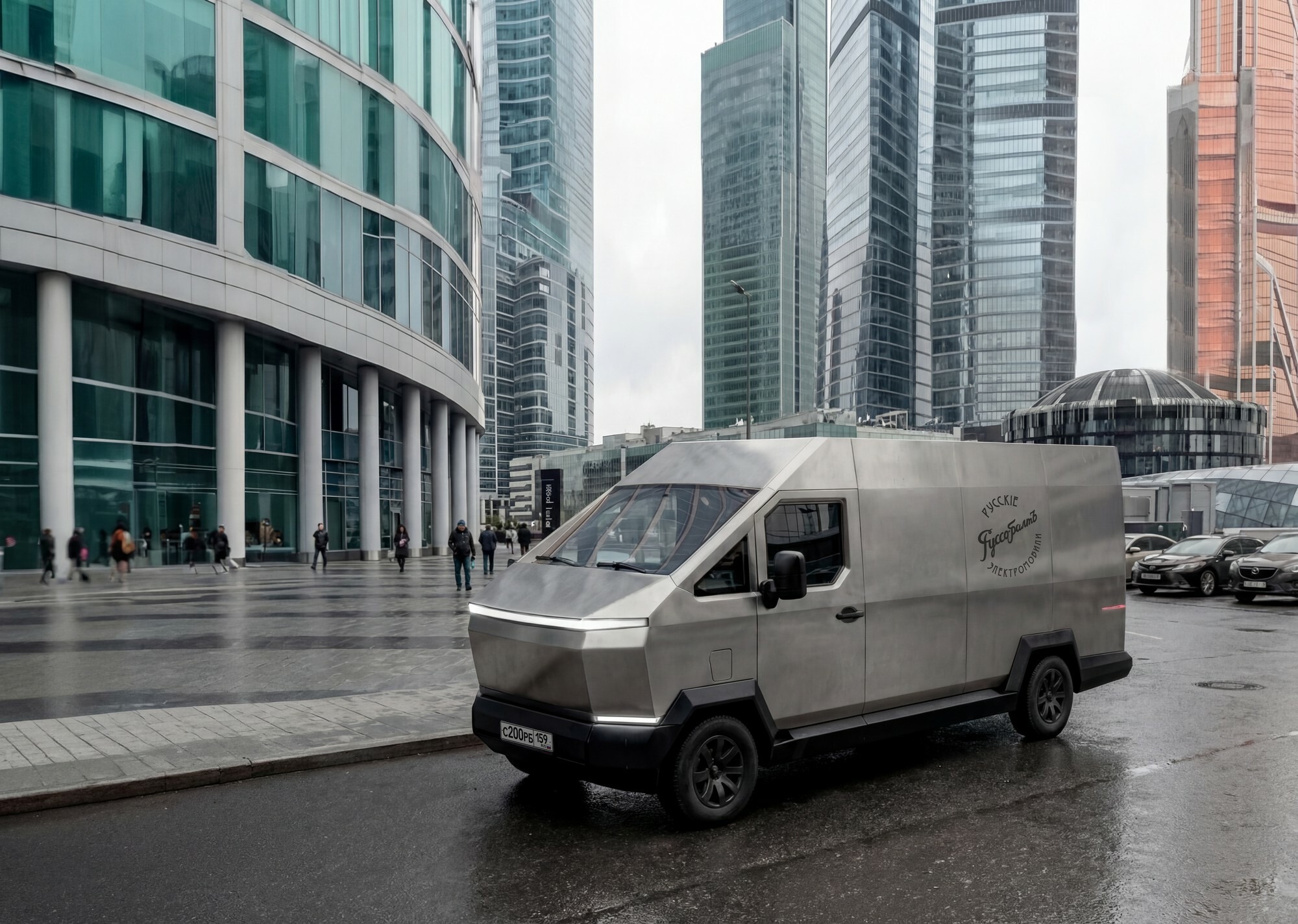 Russo-Balt Van - Tesla Cybervan from Russia (1)