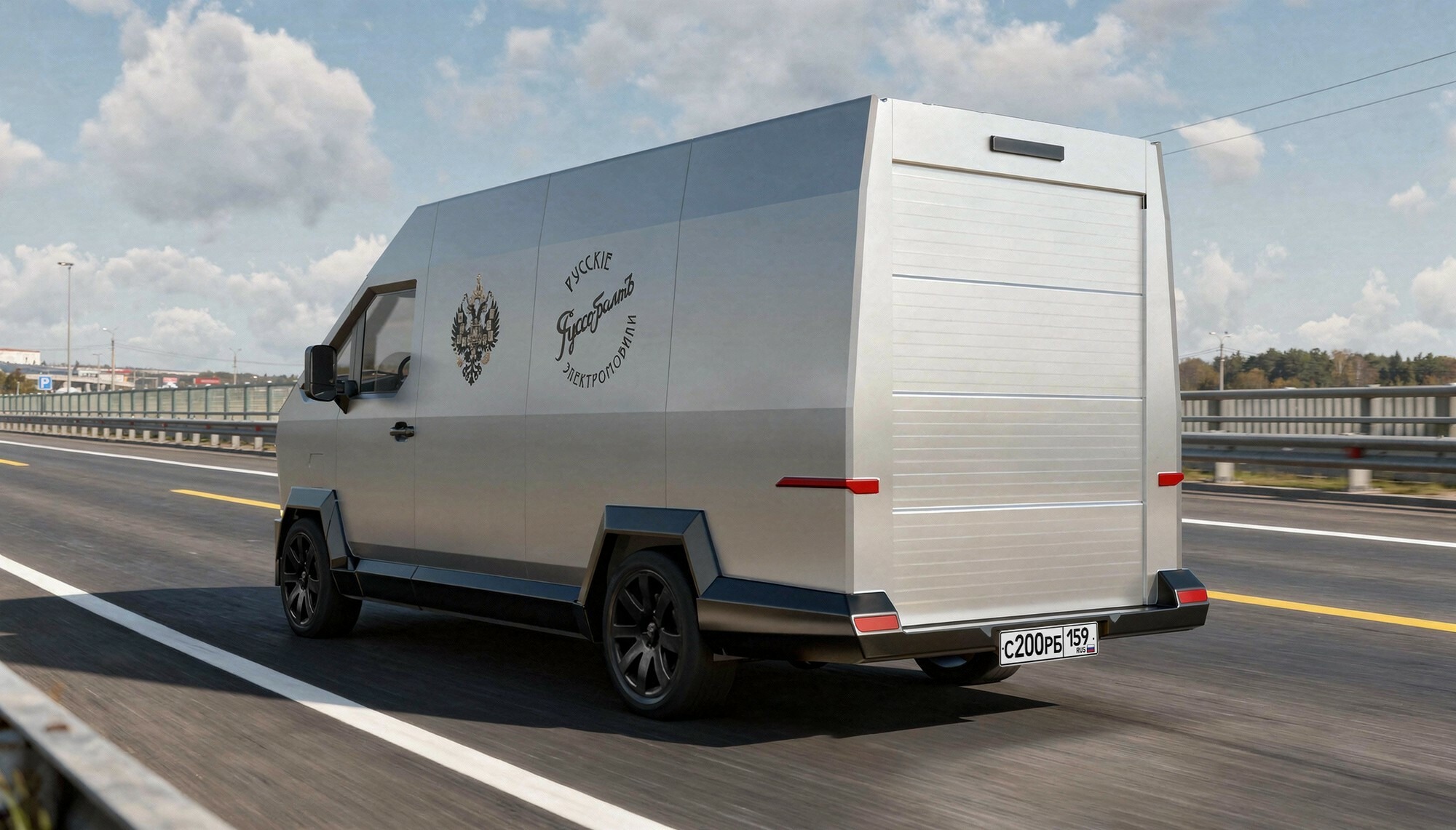 Russo-Balt Van - Tesla Cybervan from Russia (8)