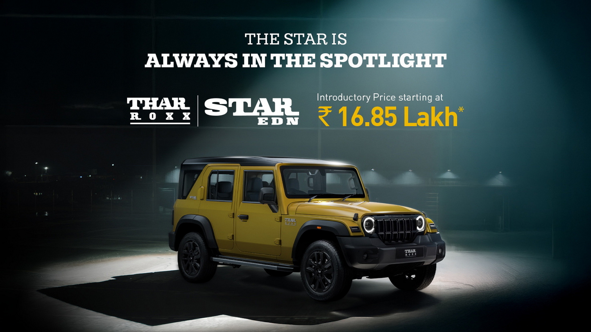 Mahindra Thar Roxx Star Edn - India (1)