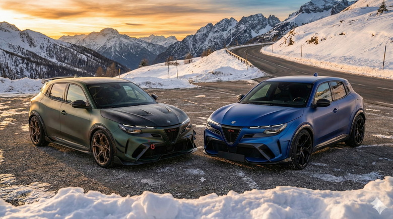 Alfa Romeo Junior GTA and GTAm Rendering (1)