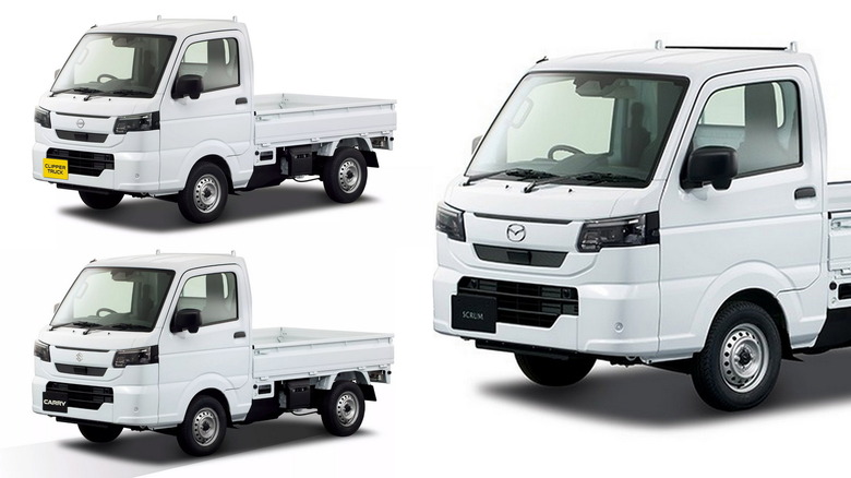 Suzuki - Nissan - Mazda kei Trucks
