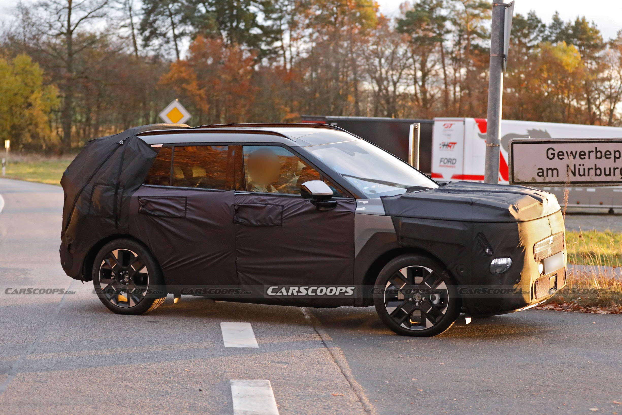 Hyundai Tucson spy shots 00005