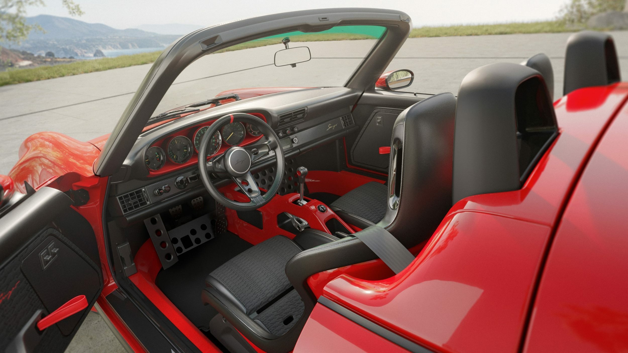 Porsche 911 Carrera Cabriolet Reimagined by Singer - Interior (1)