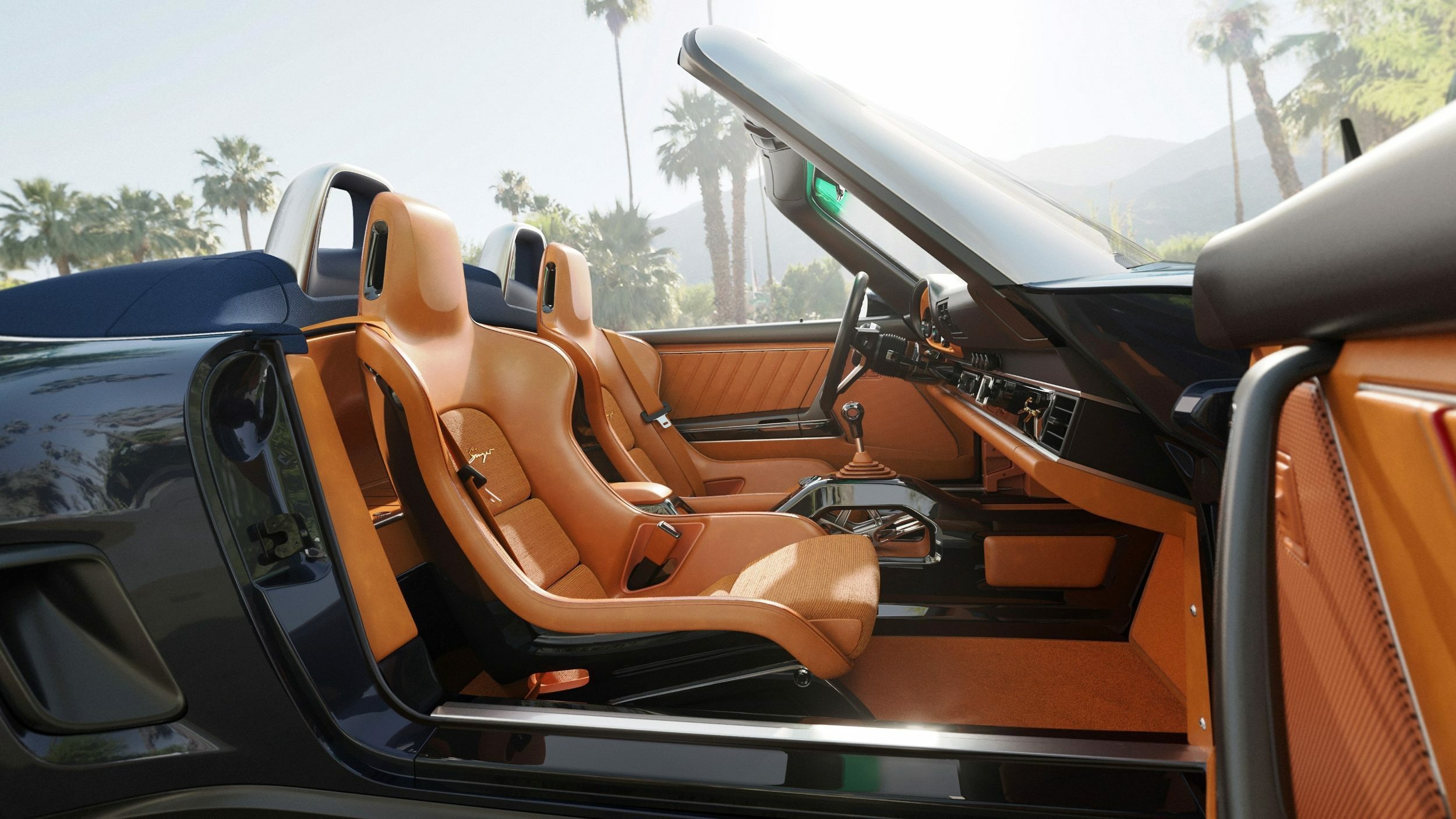 Porsche 911 Carrera Cabriolet Reimagined by Singer - Interior (3)
