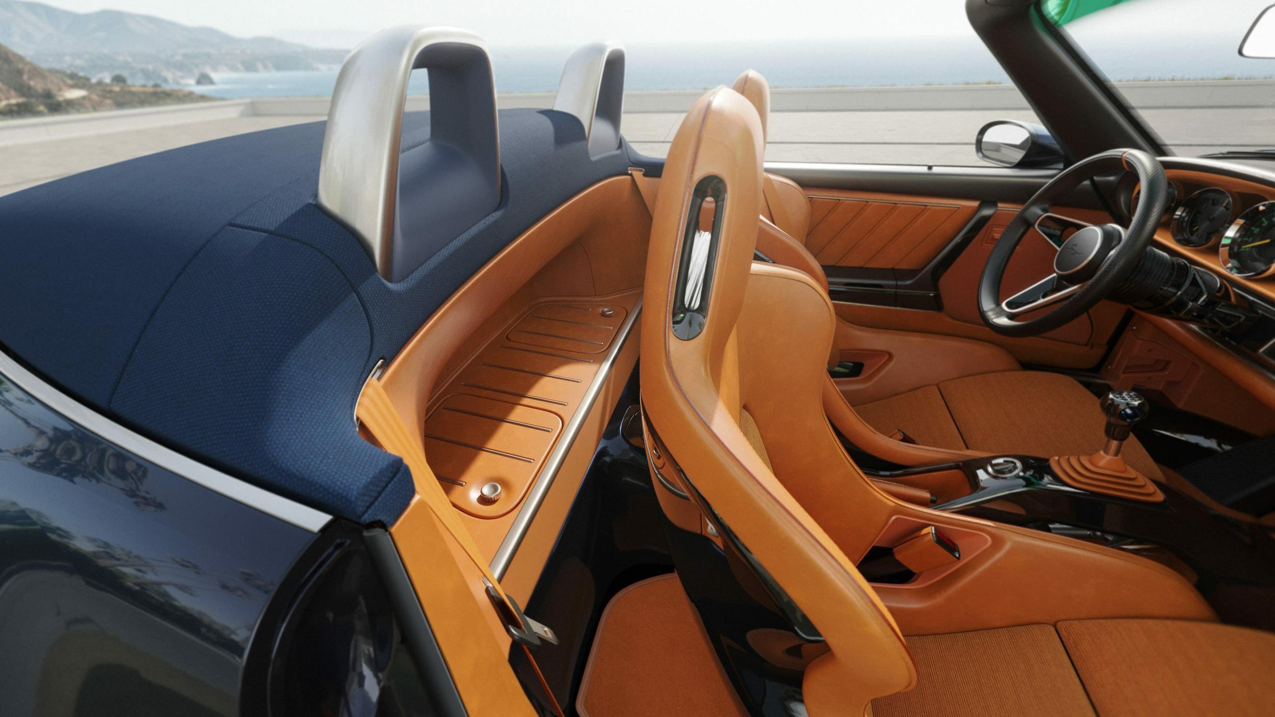 Porsche 911 Carrera Cabriolet Reimagined by Singer - Interior (4)